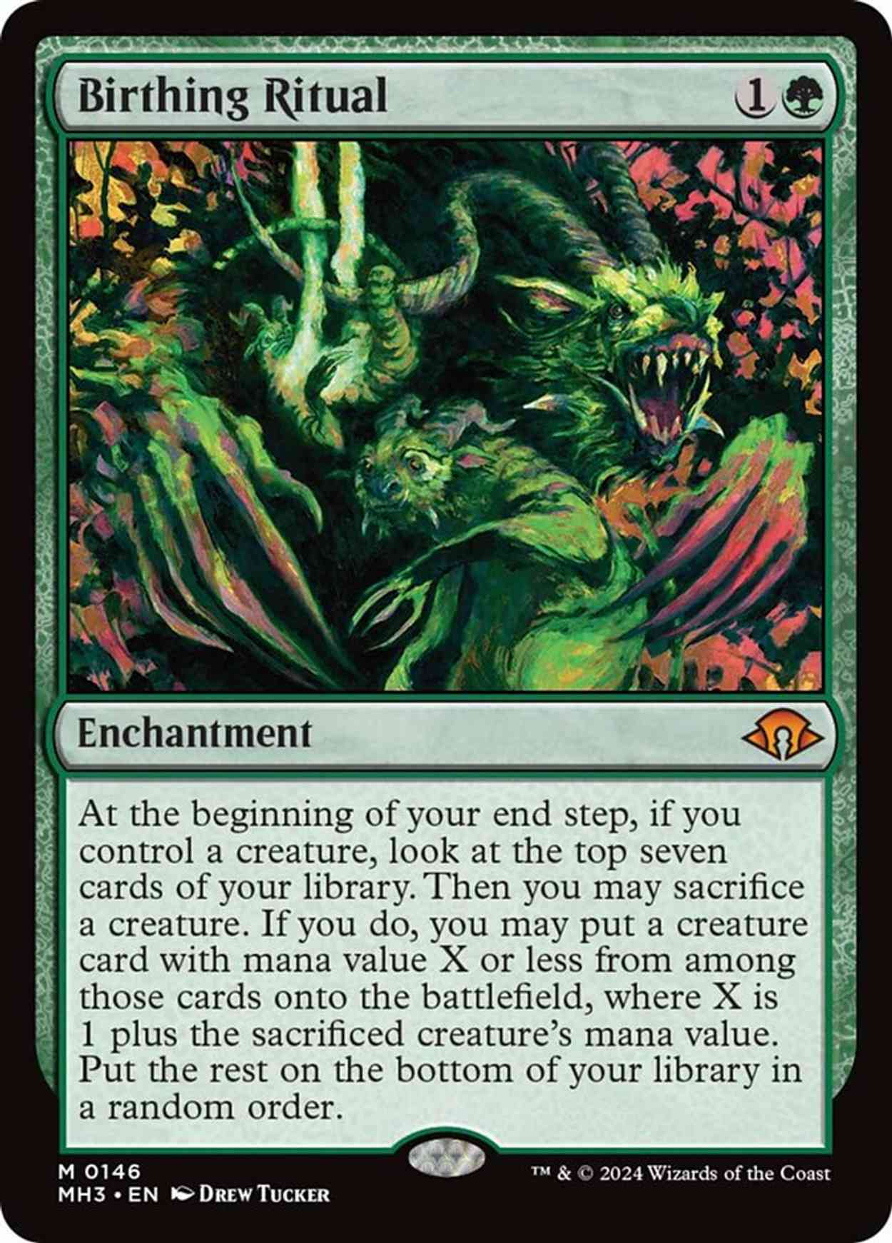 Birthing Ritual magic card front