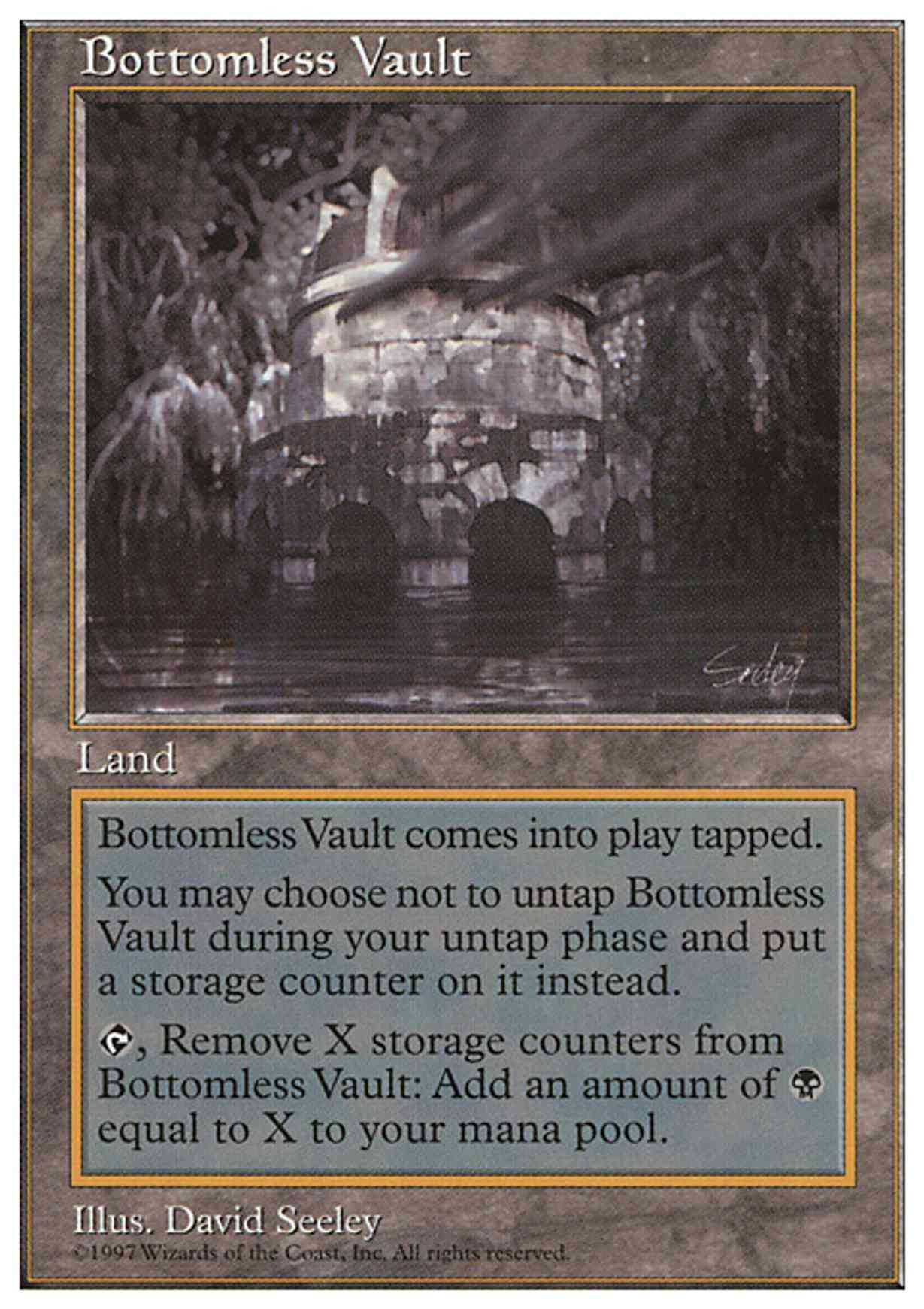 Bottomless Vault magic card front