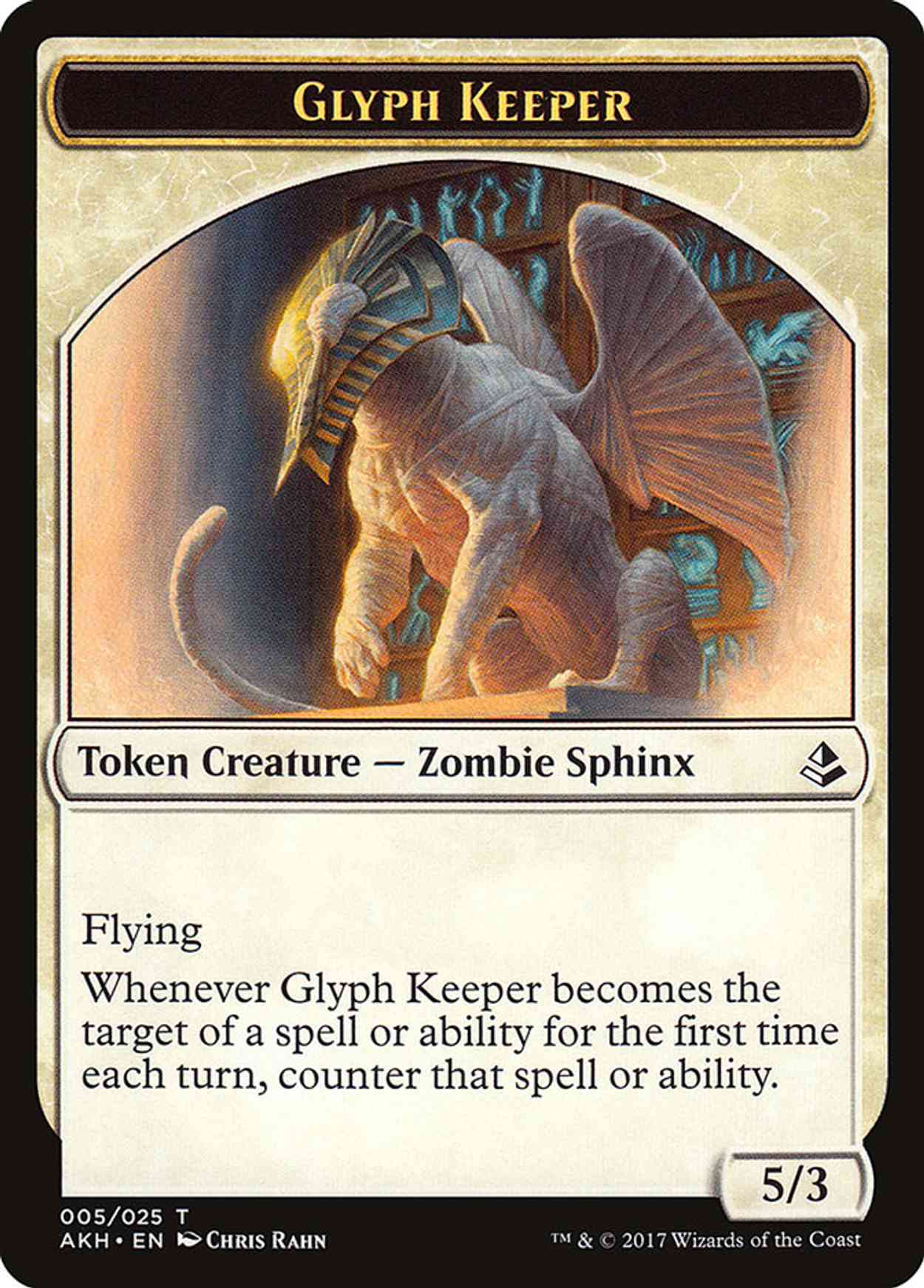 Glyph Keeper // Warrior Token magic card front
