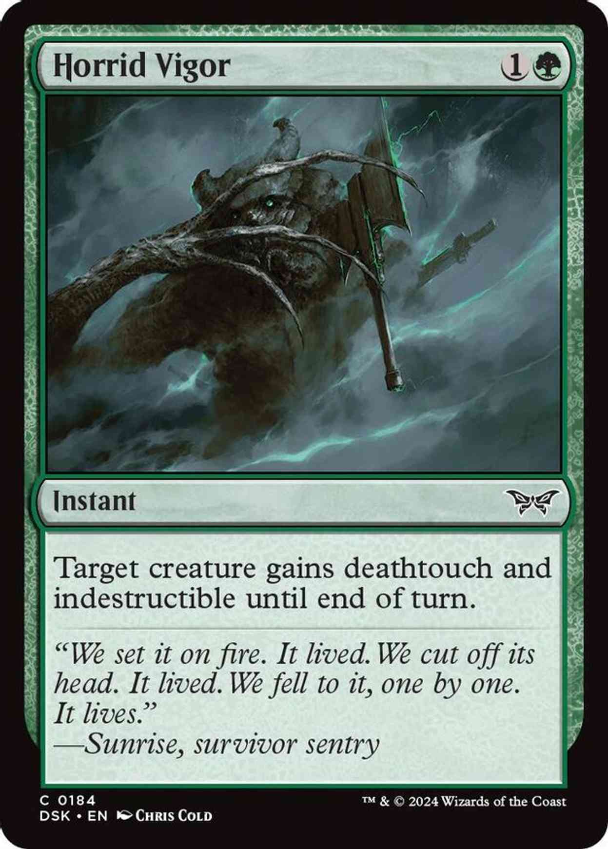 Horrid Vigor magic card front