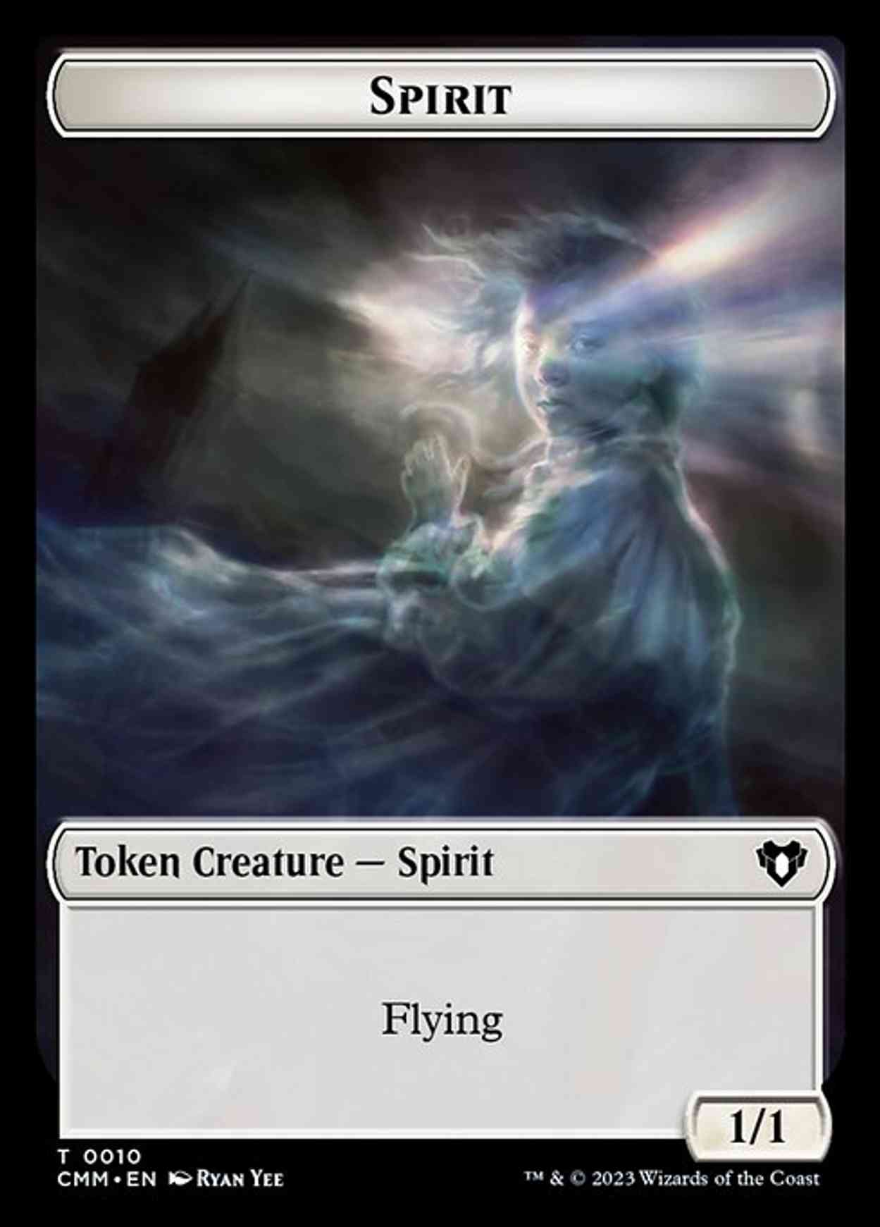 Spirit (0010) // Satyr Double-Sided Token magic card front