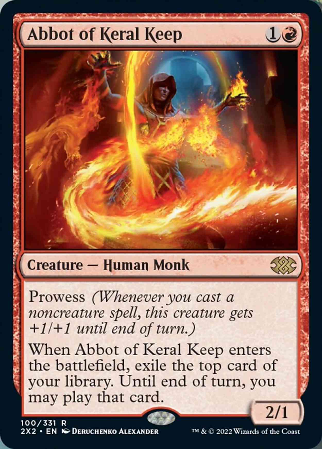 Abbot of Keral Keep magic card front