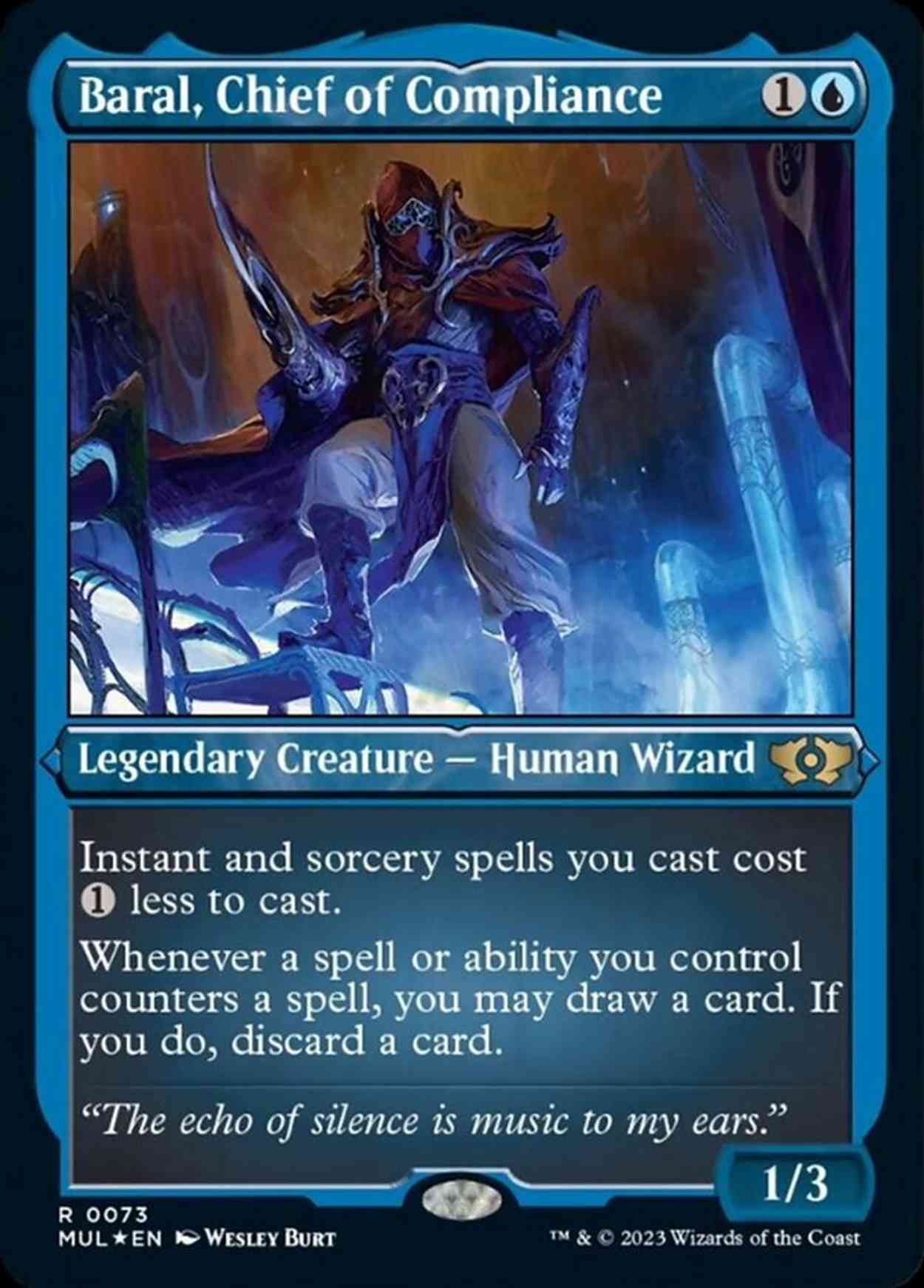 Baral, Chief of Compliance (Foil Etched) magic card front