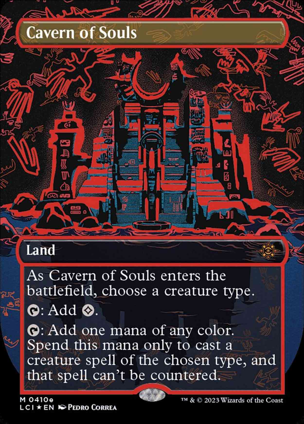 Cavern of Souls (0410e) (Borderless) magic card front