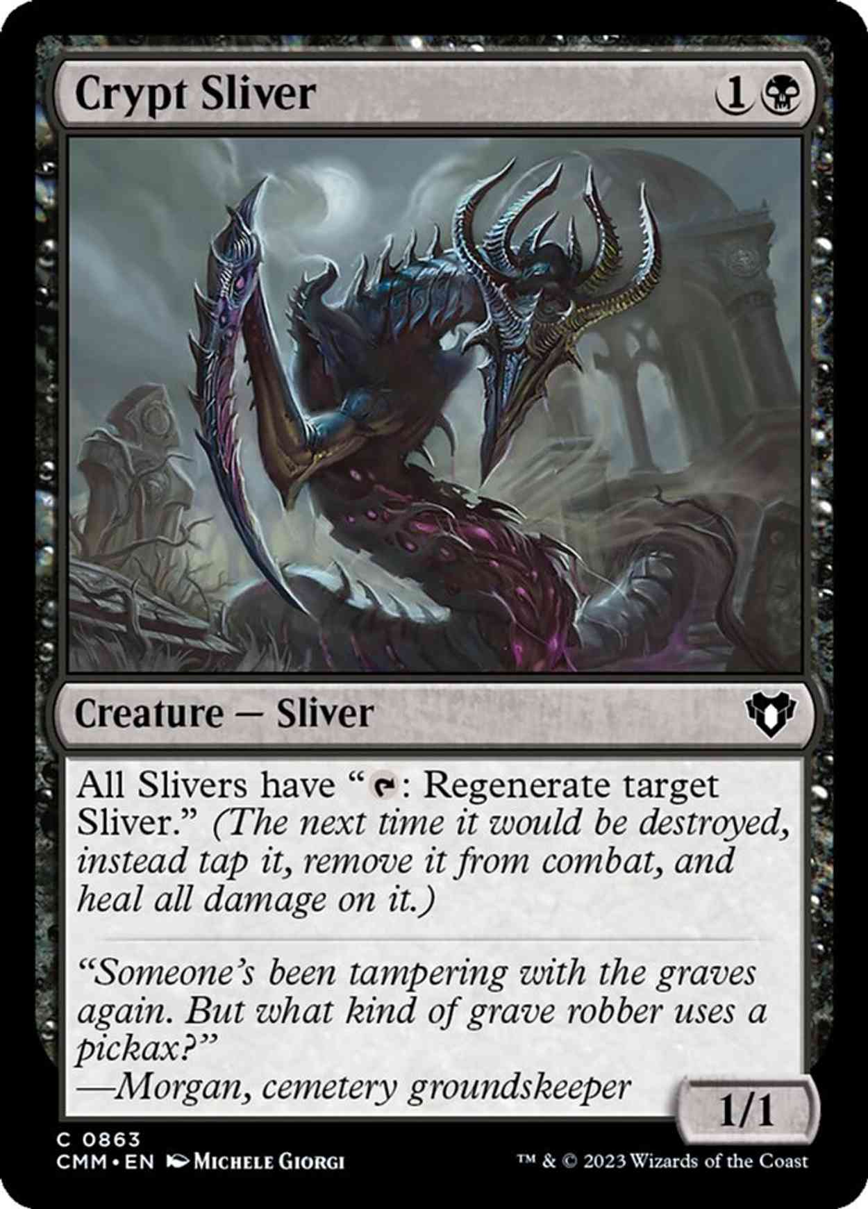 Crypt Sliver magic card front