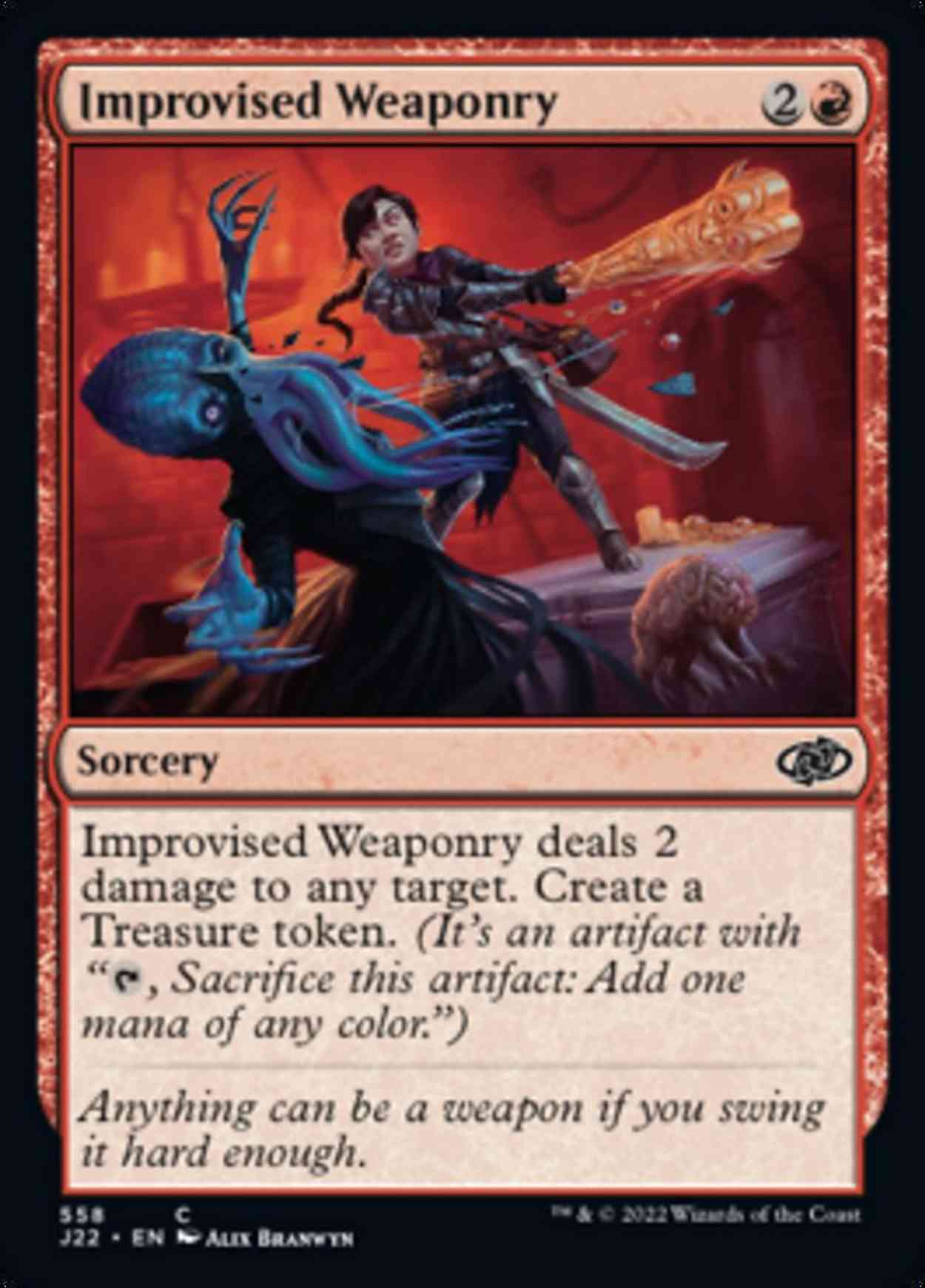 Improvised Weaponry magic card front