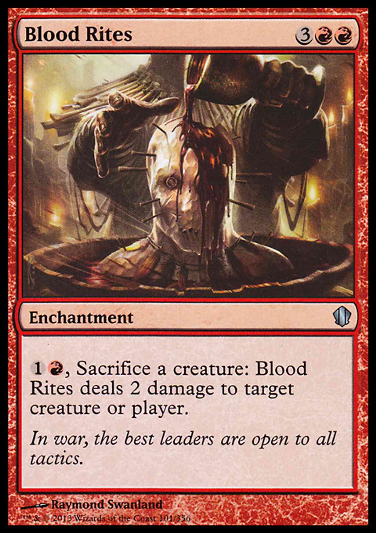 Blood Rites magic card front