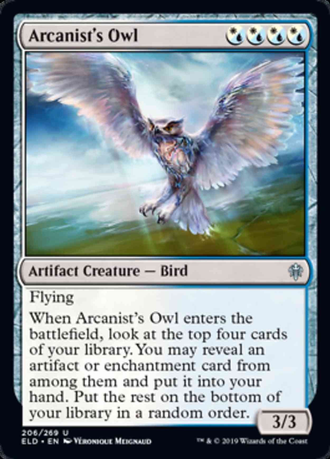 Arcanist's Owl magic card front