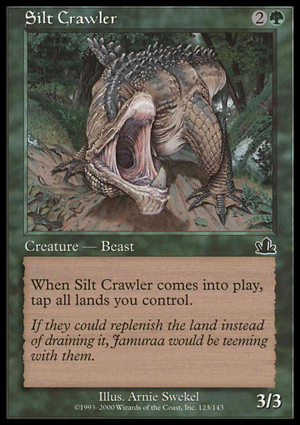 Silt Crawler magic card front