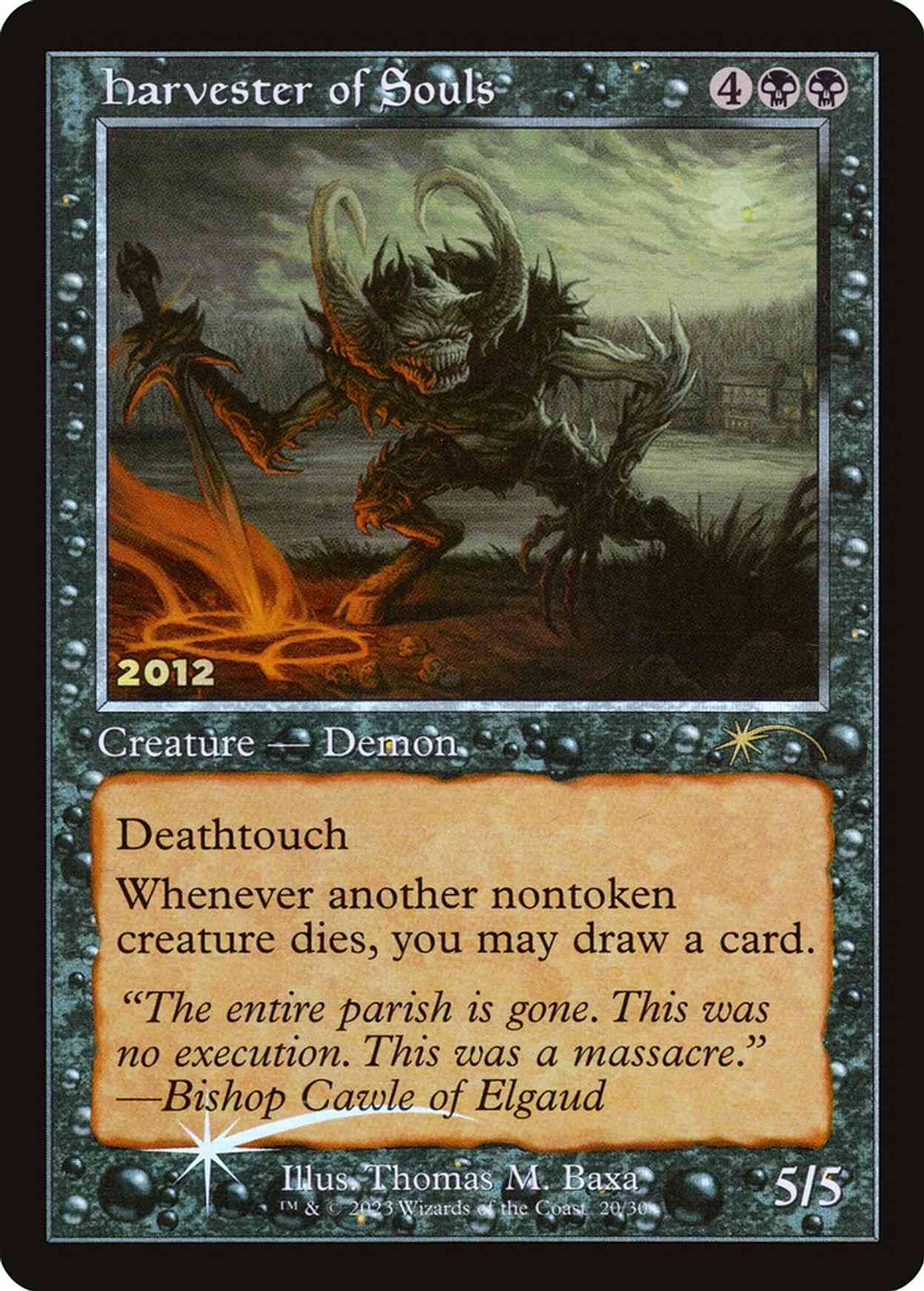 Harvester of Souls magic card front