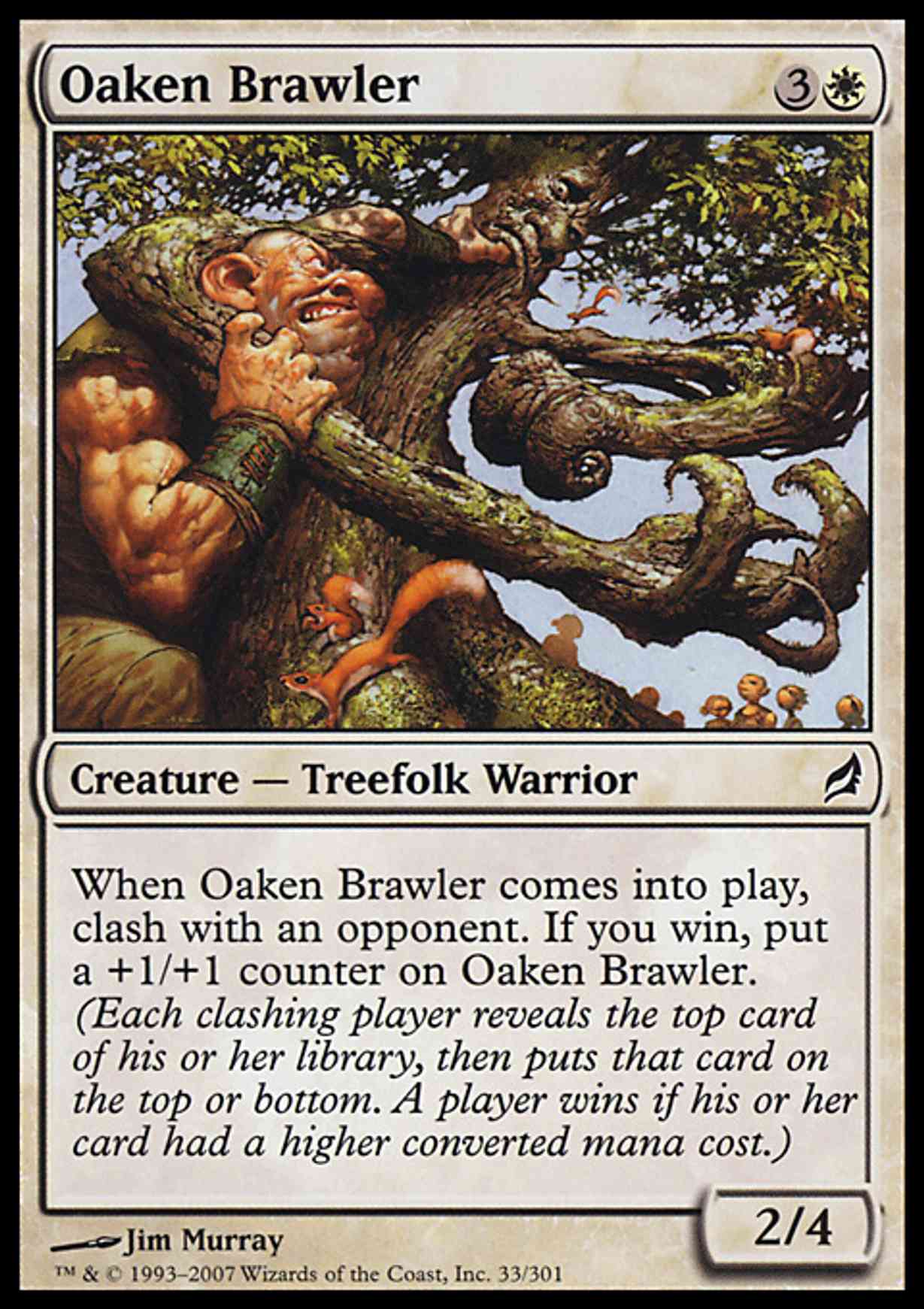 Oaken Brawler magic card front