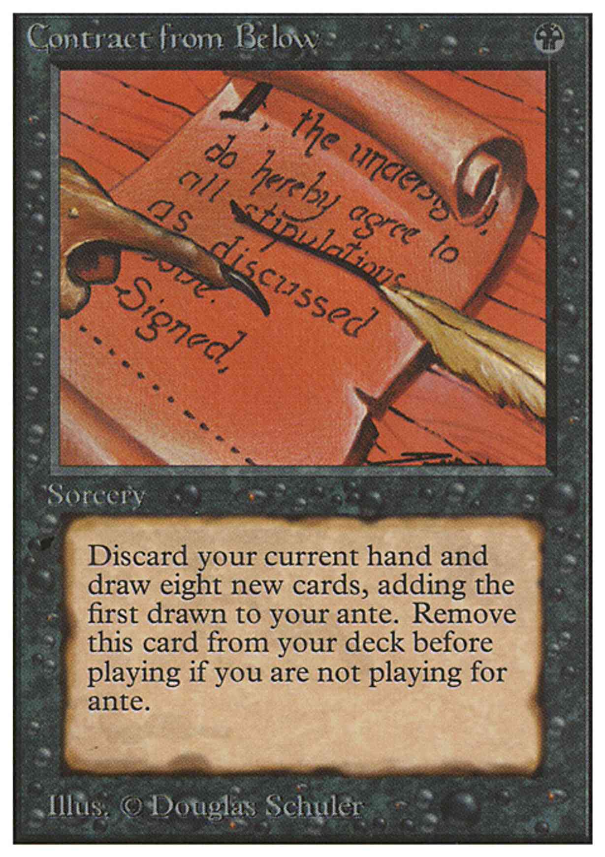 Contract from Below magic card front