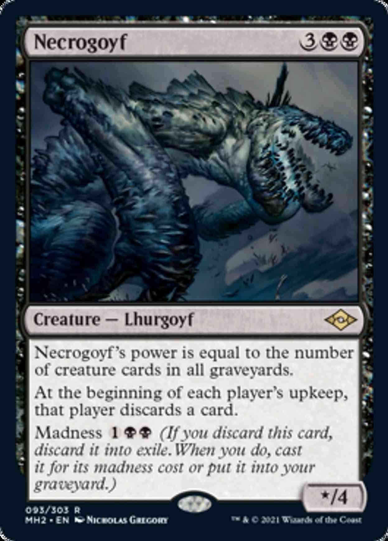 Necrogoyf magic card front