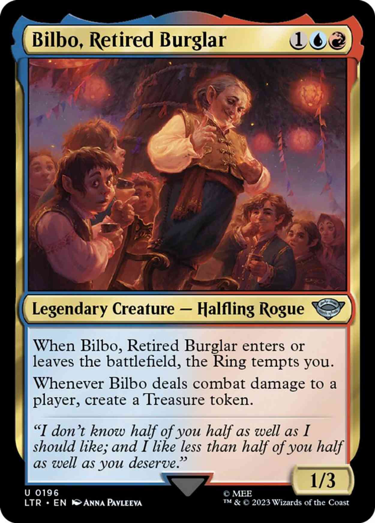 Bilbo, Retired Burglar magic card front