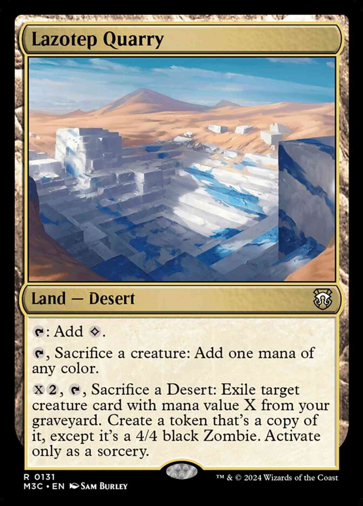 Lazotep Quarry magic card front