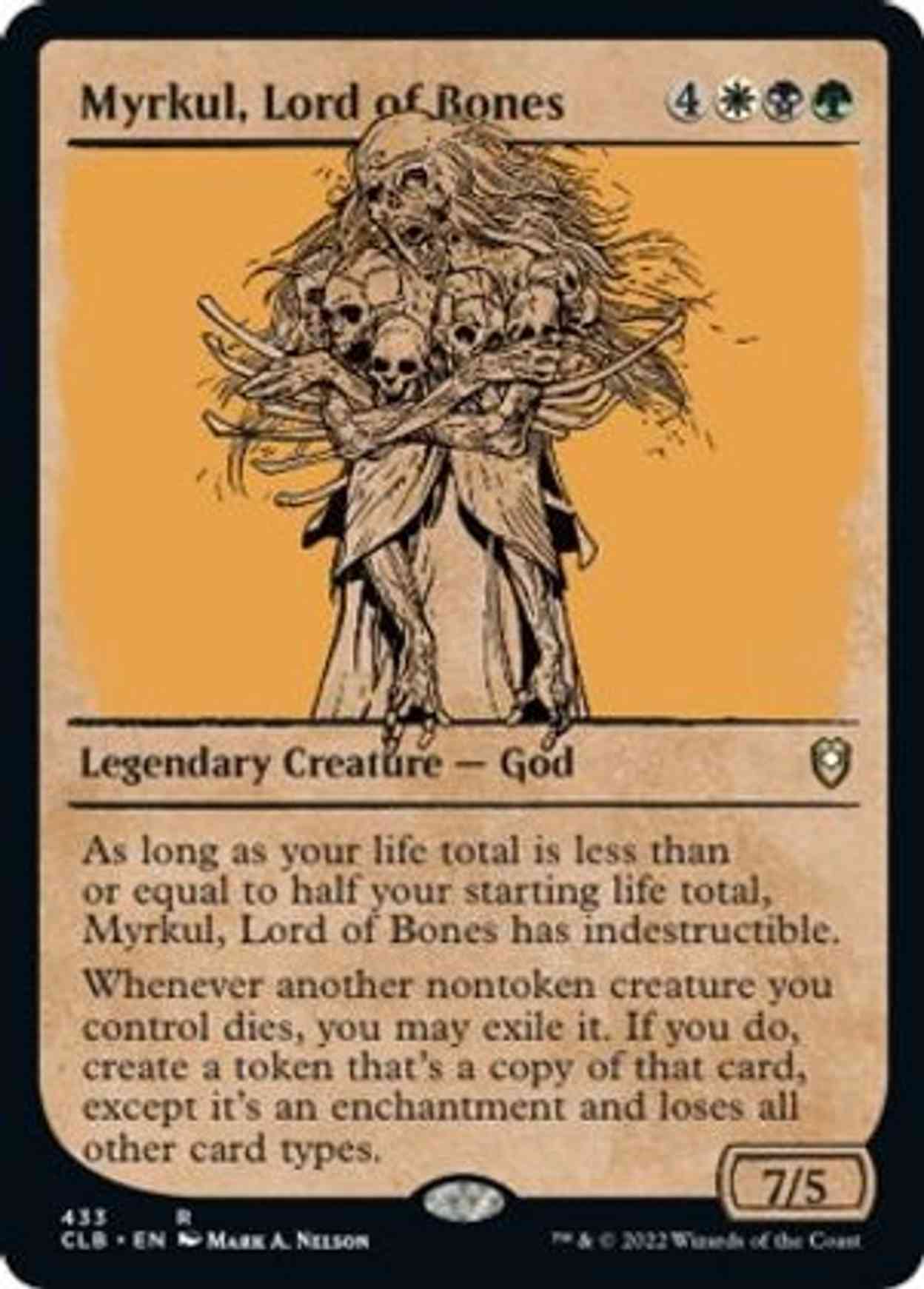 Myrkul, Lord of Bones (Showcase) magic card front