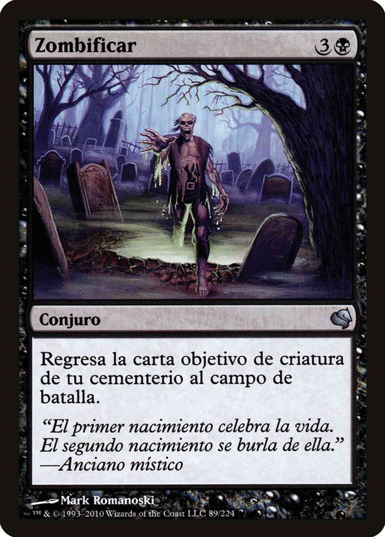 Zombify (Retro Frame) magic card front