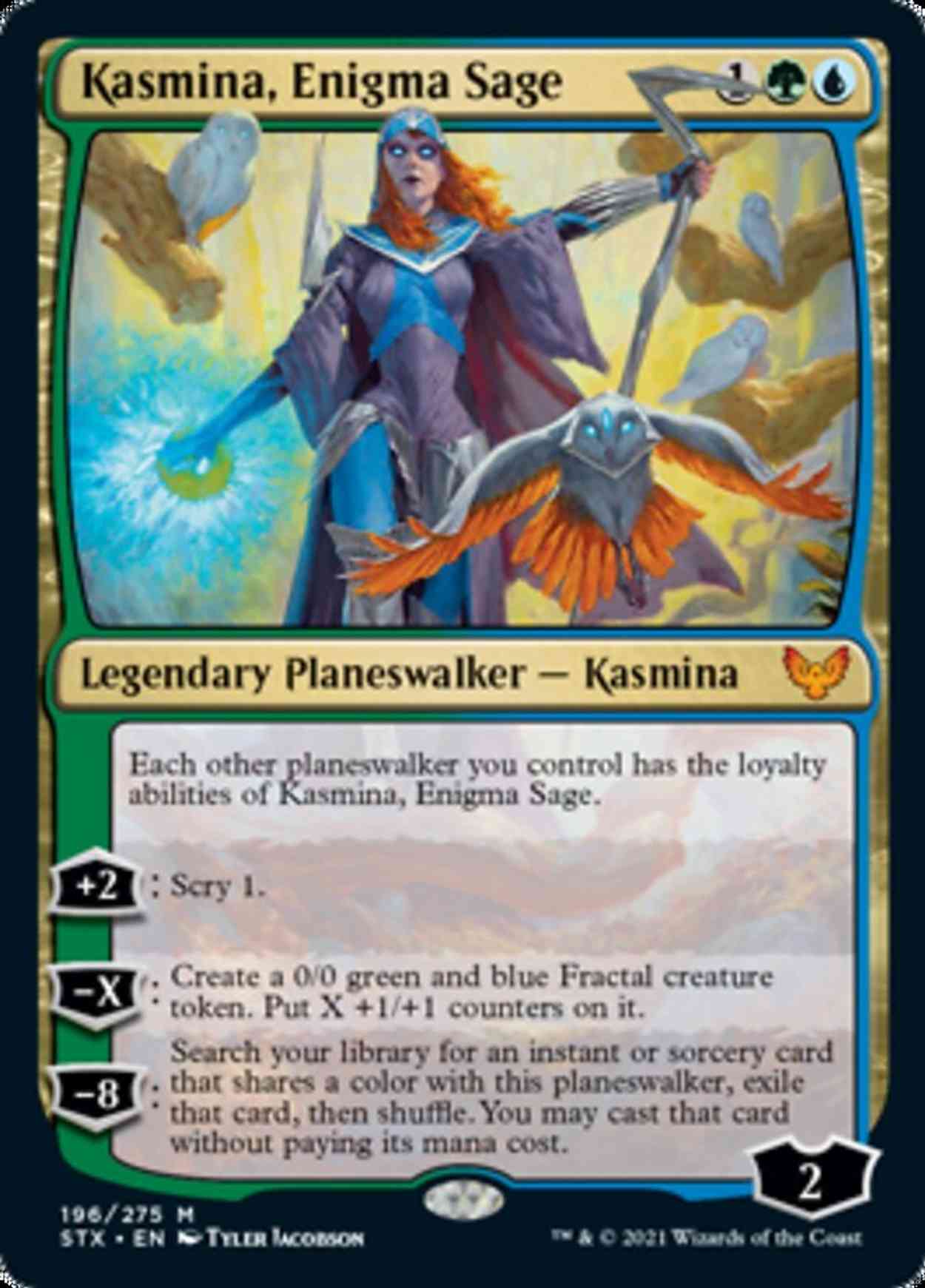 Kasmina, Enigma Sage magic card front