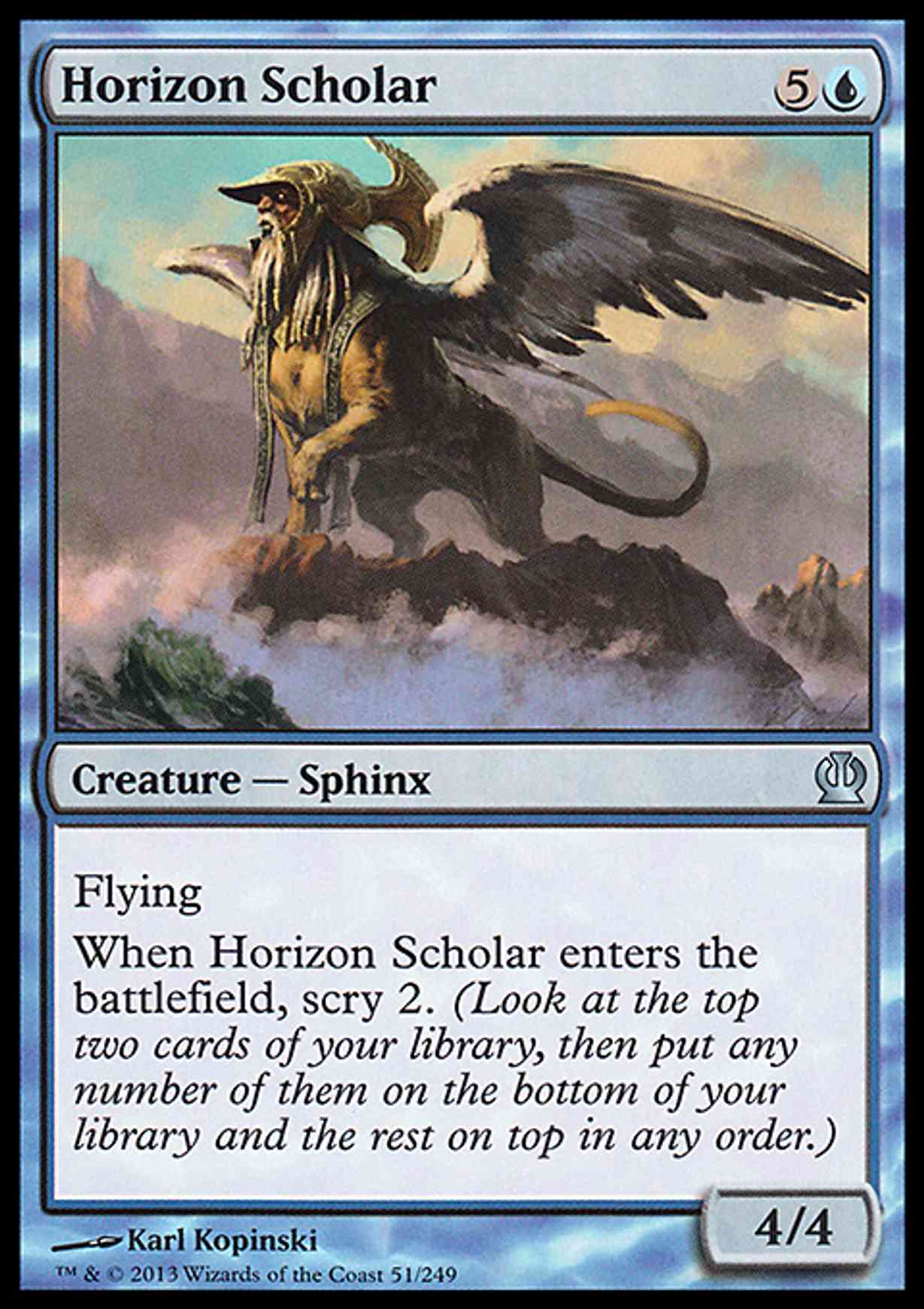 Horizon Scholar magic card front