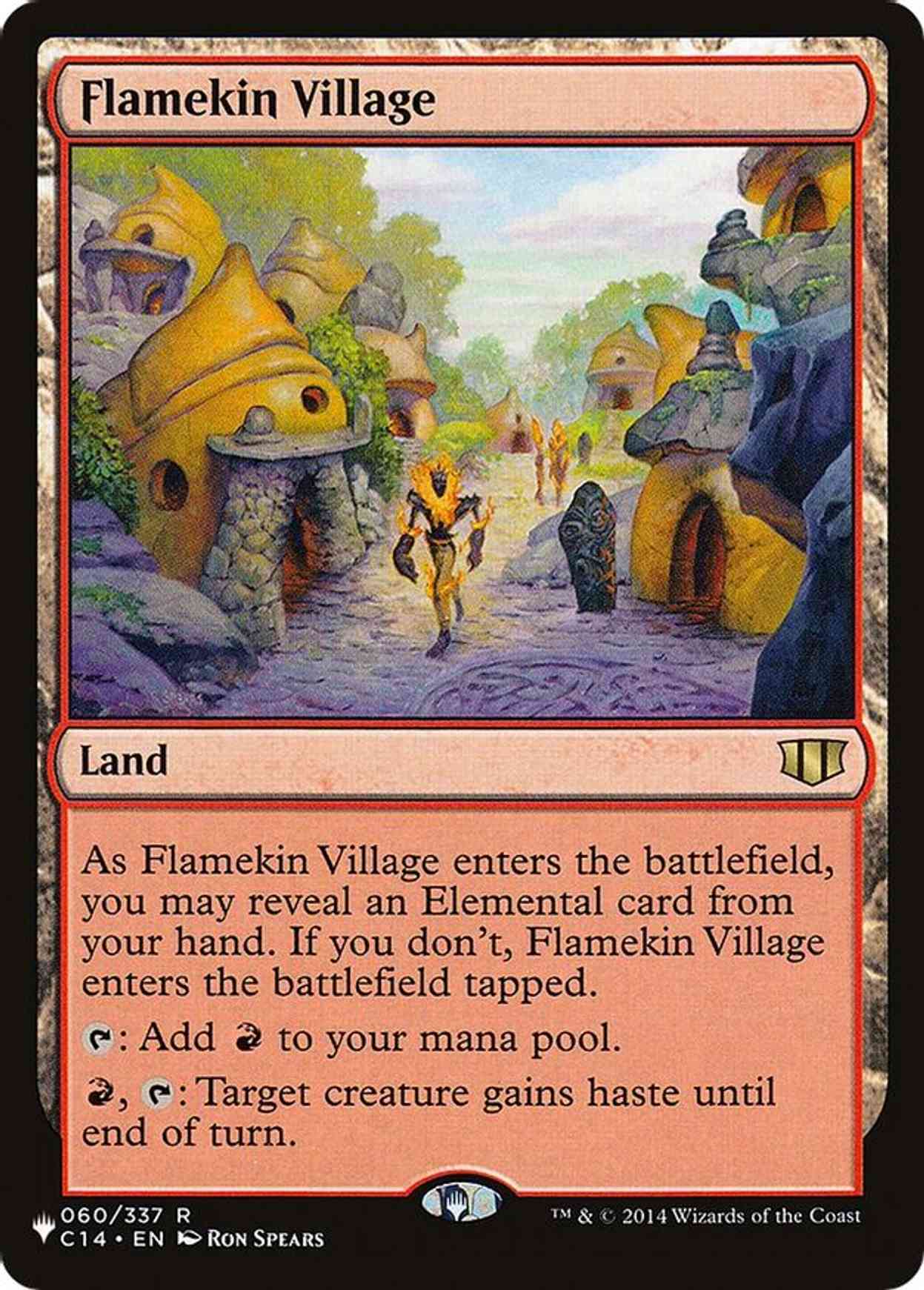 Flamekin Village (C14) magic card front