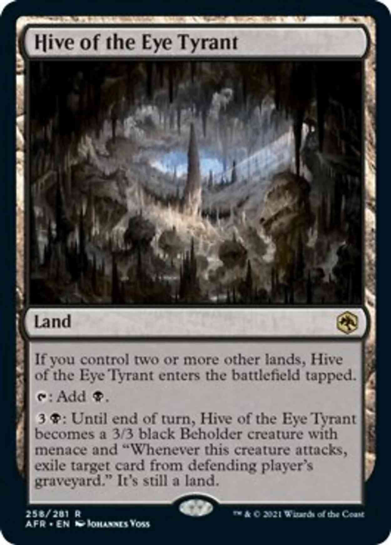 Hive of the Eye Tyrant magic card front