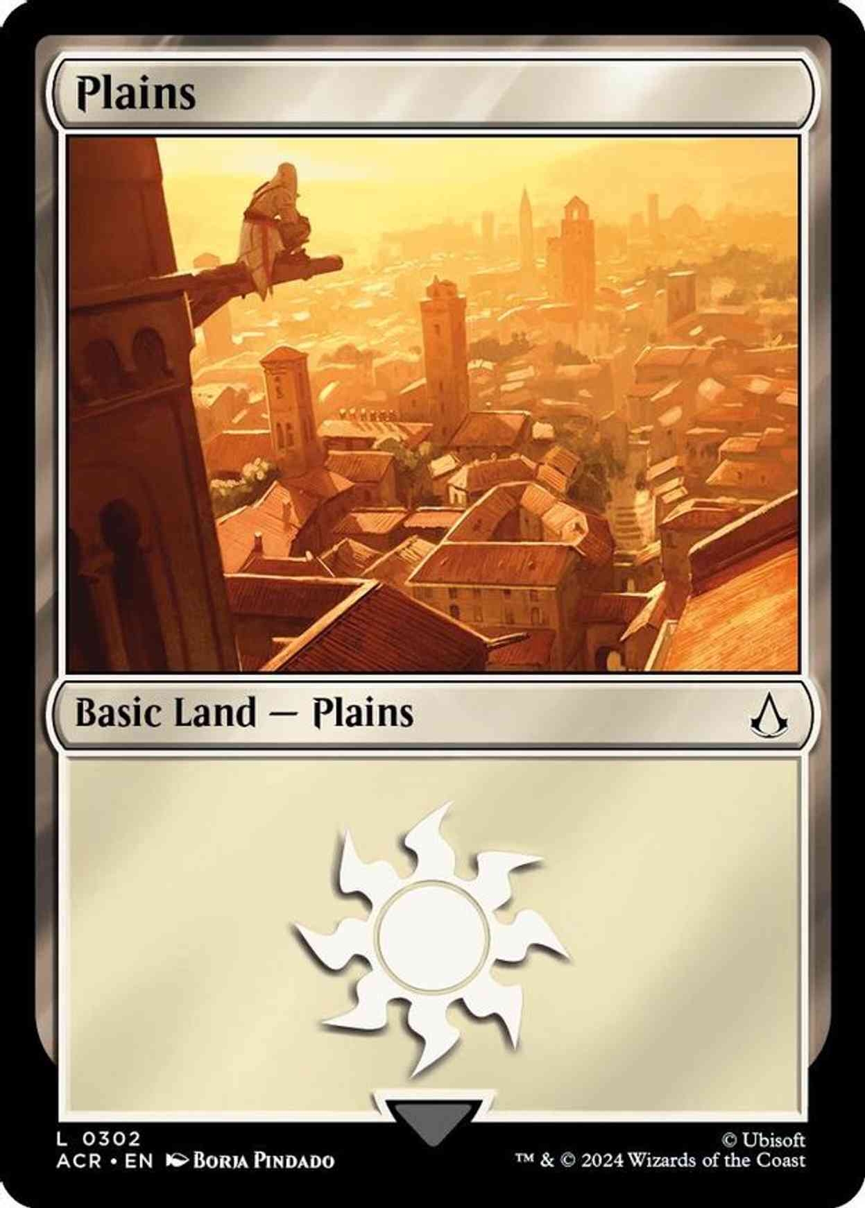 Plains (0302) magic card front