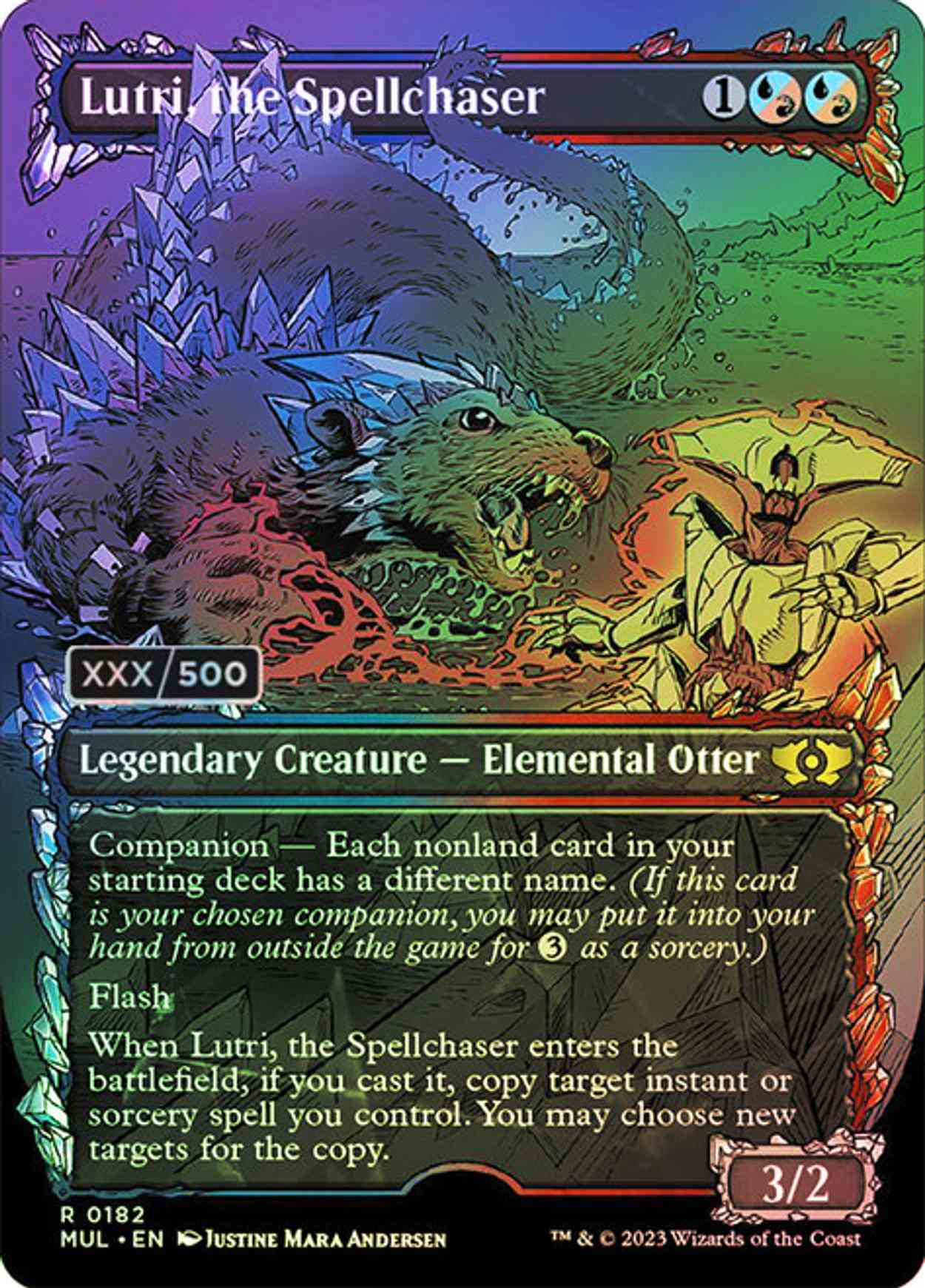 Lutri, the Spellchaser (Serialized) magic card front