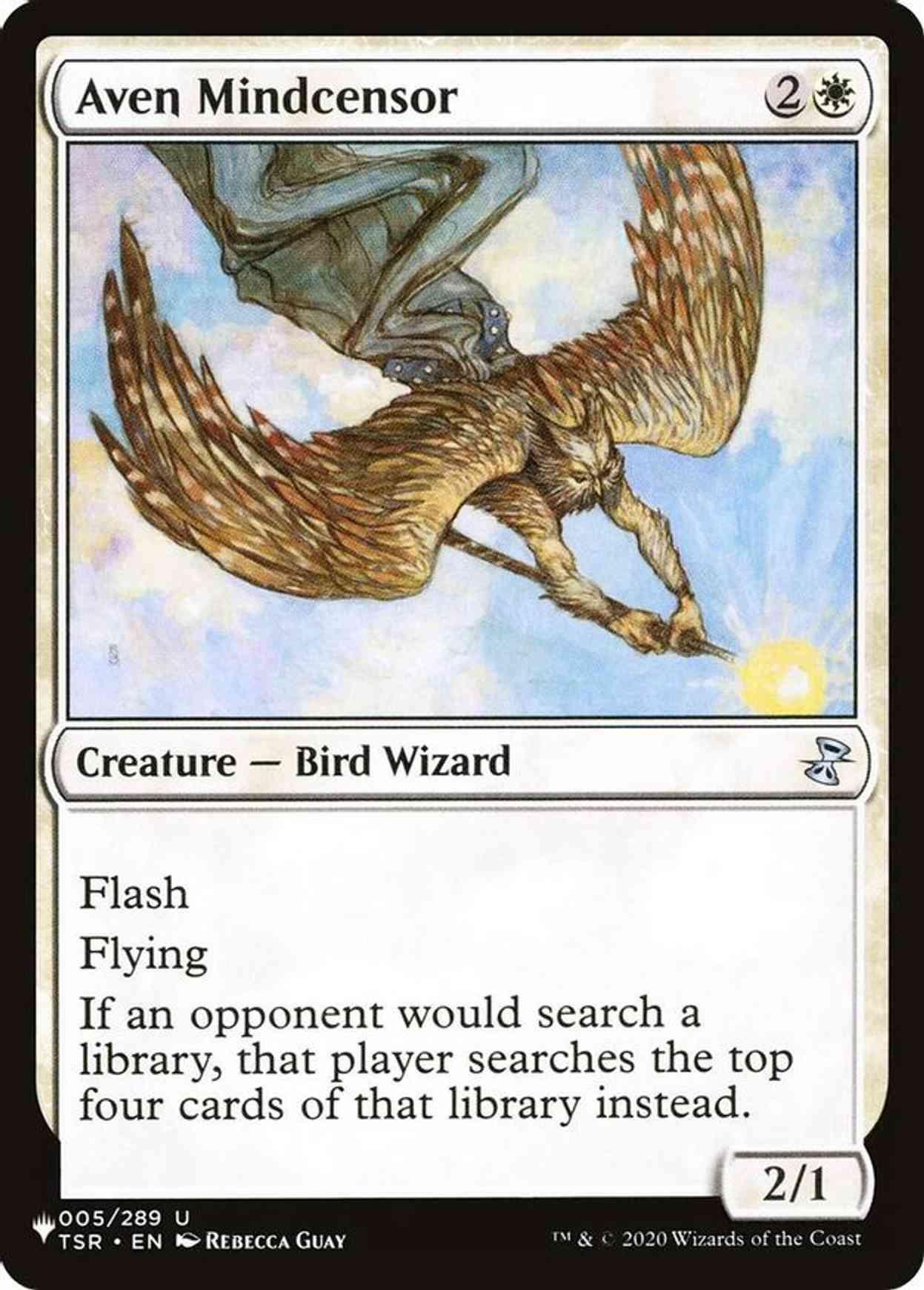 Aven Mindcensor magic card front