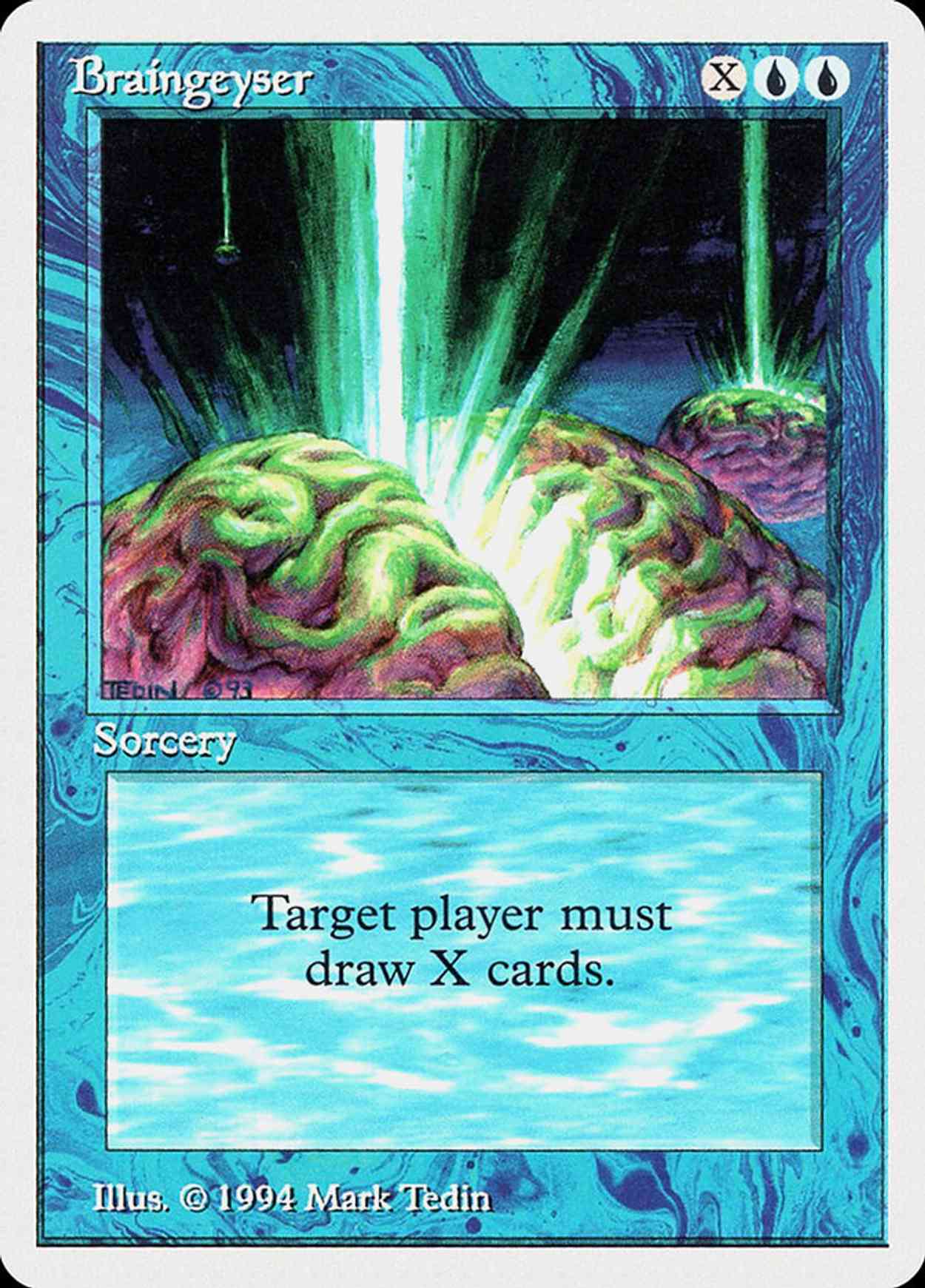 Braingeyser magic card front