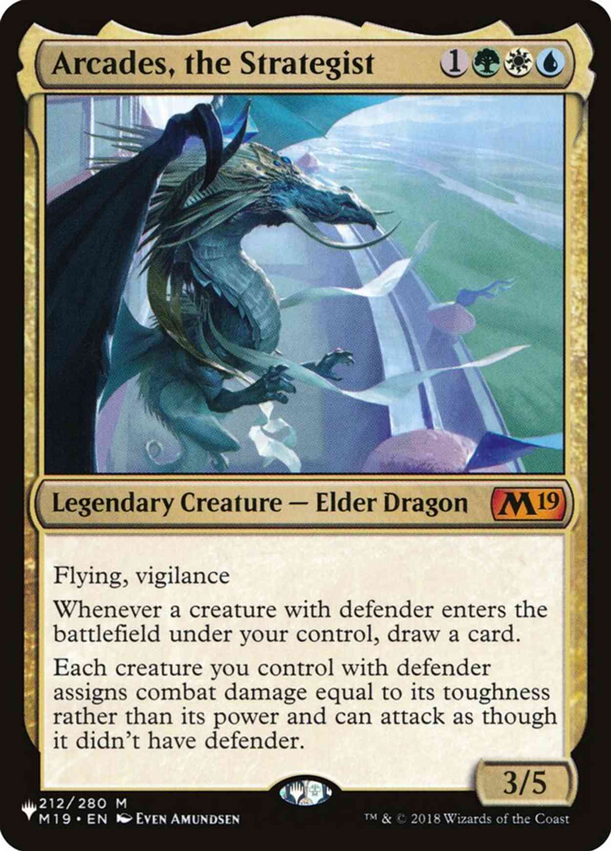 Arcades, the Strategist magic card front
