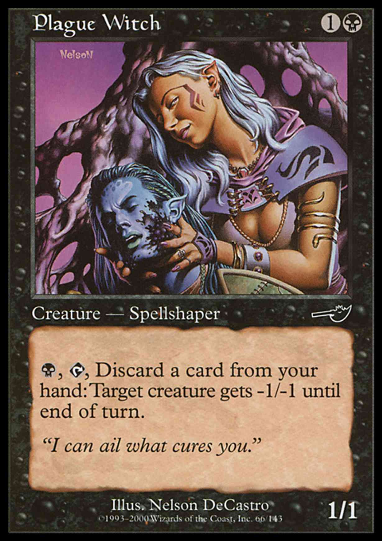 Plague Witch Price from mtg Nemesis
