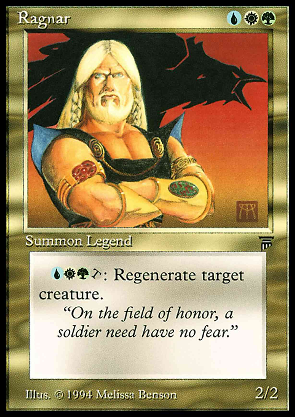 Ragnar magic card front
