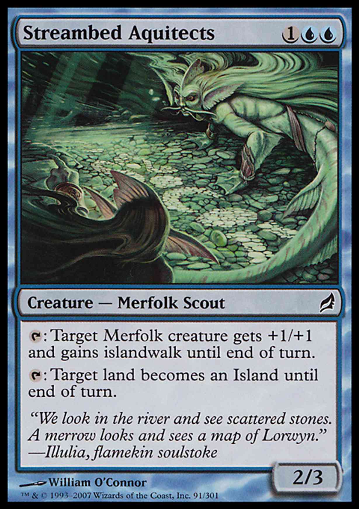 Streambed Aquitects magic card front