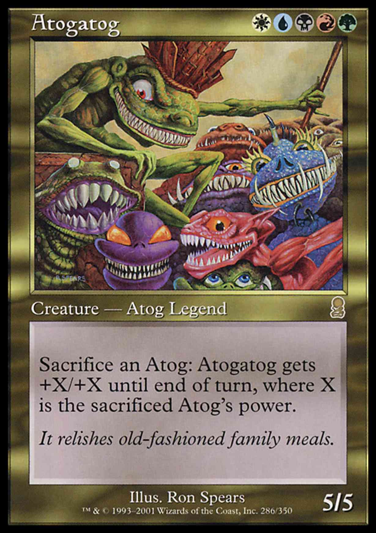 Atogatog magic card front