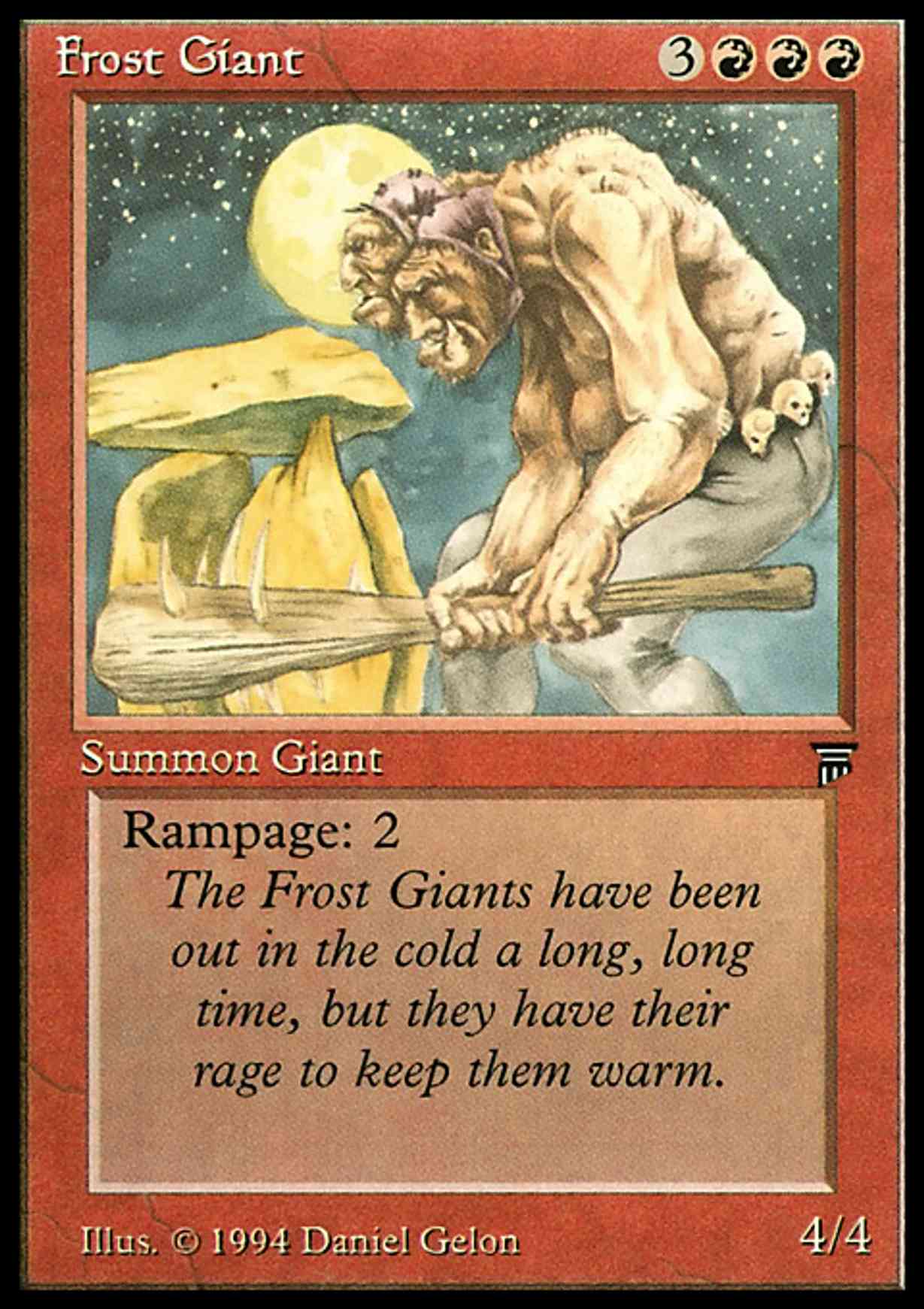 Frost Giant magic card front