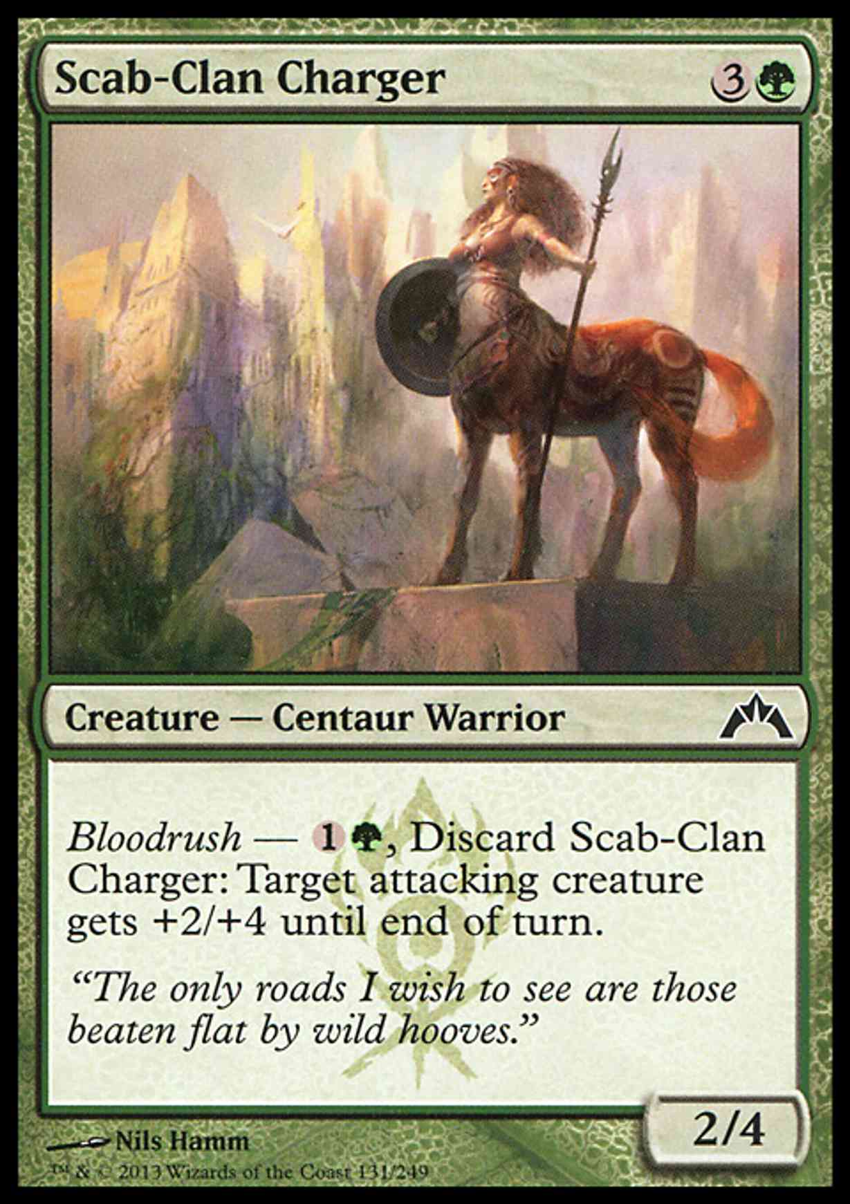 Scab-Clan Charger magic card front
