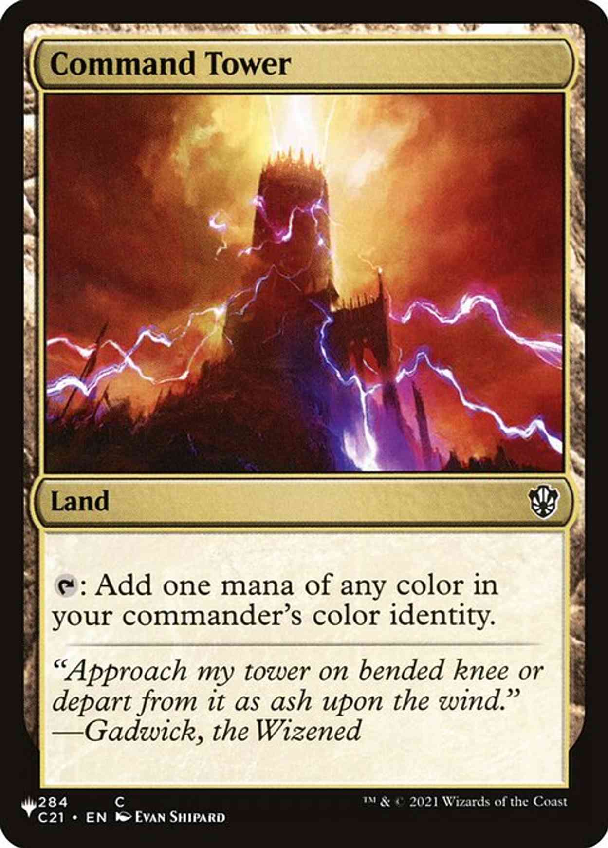 Command Tower magic card front