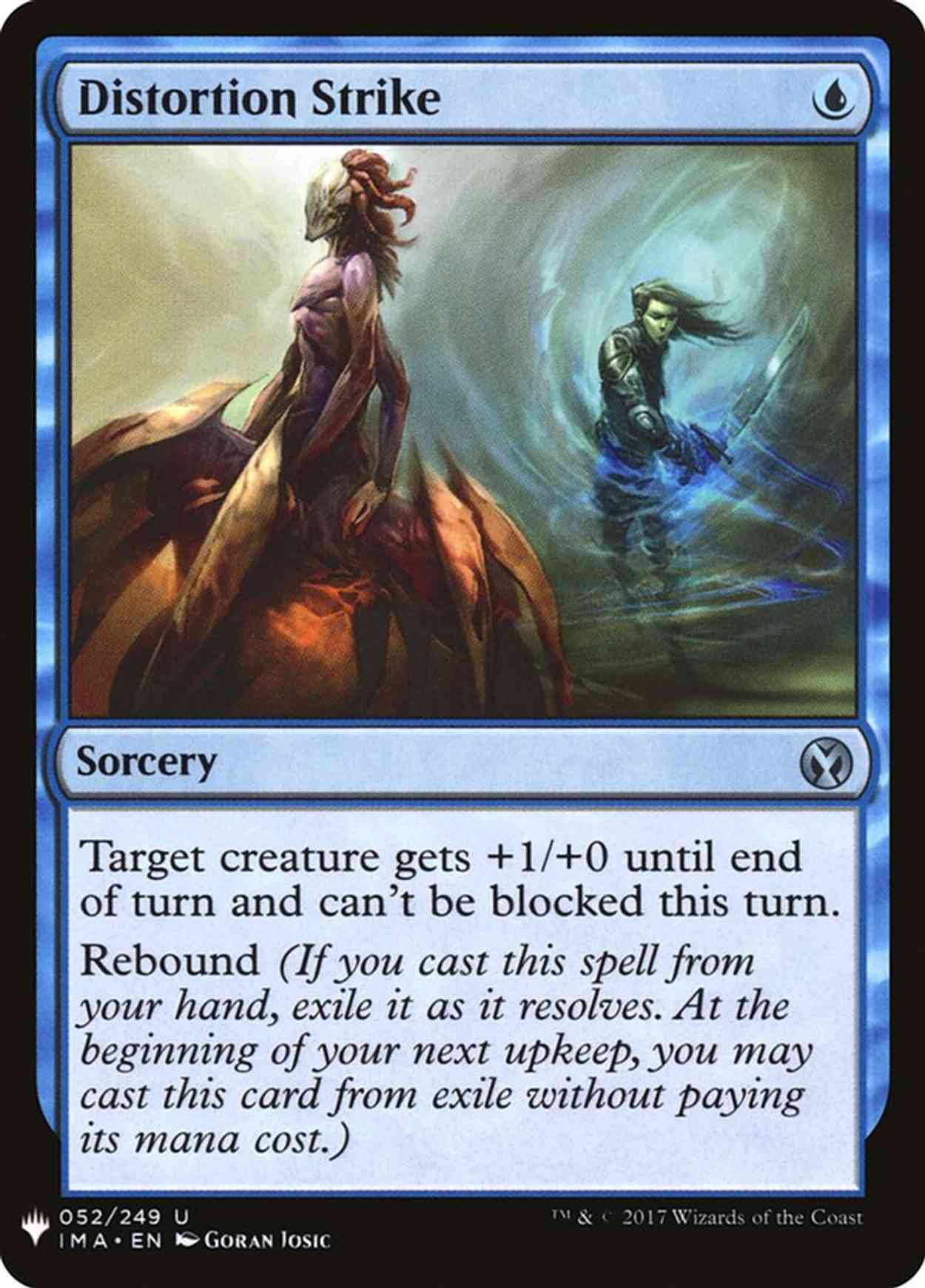 Distortion Strike magic card front