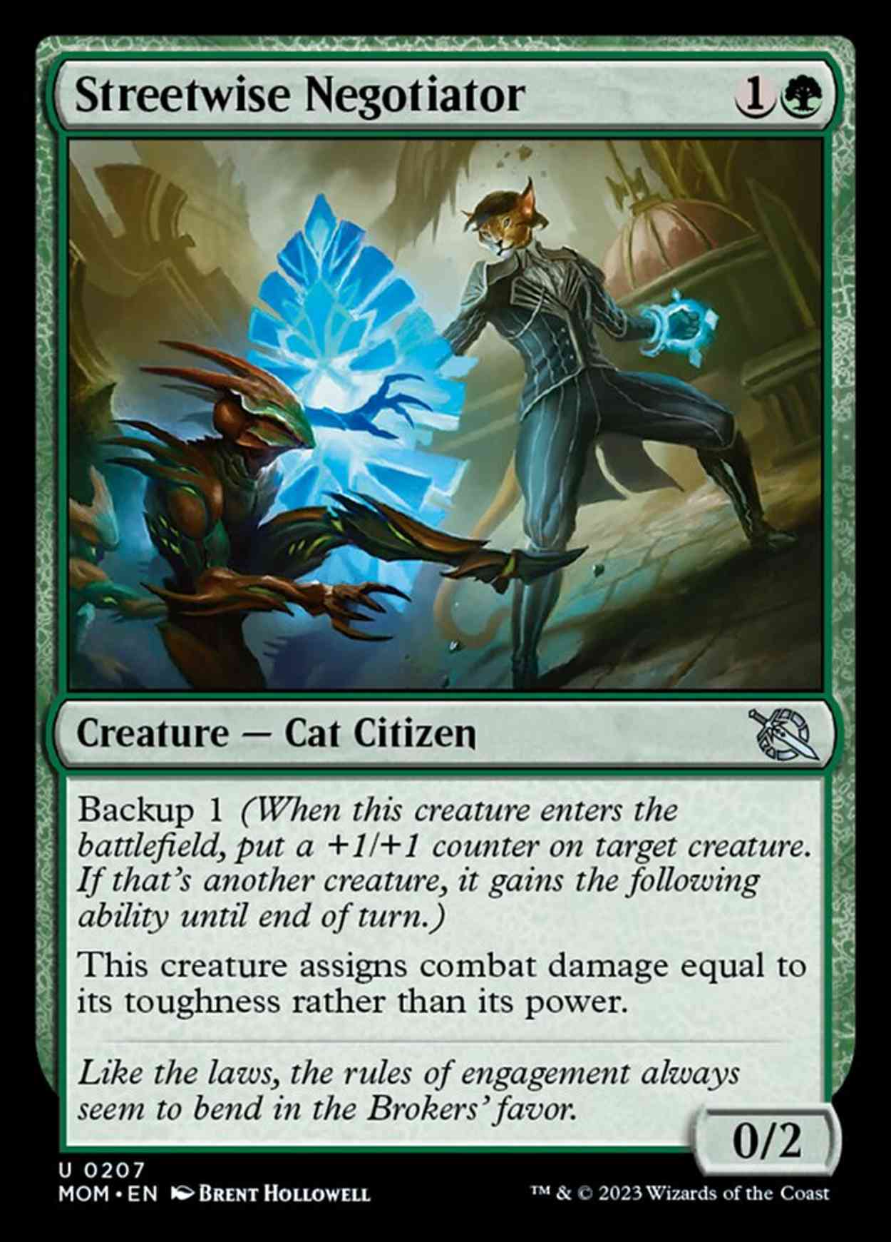Streetwise Negotiator magic card front