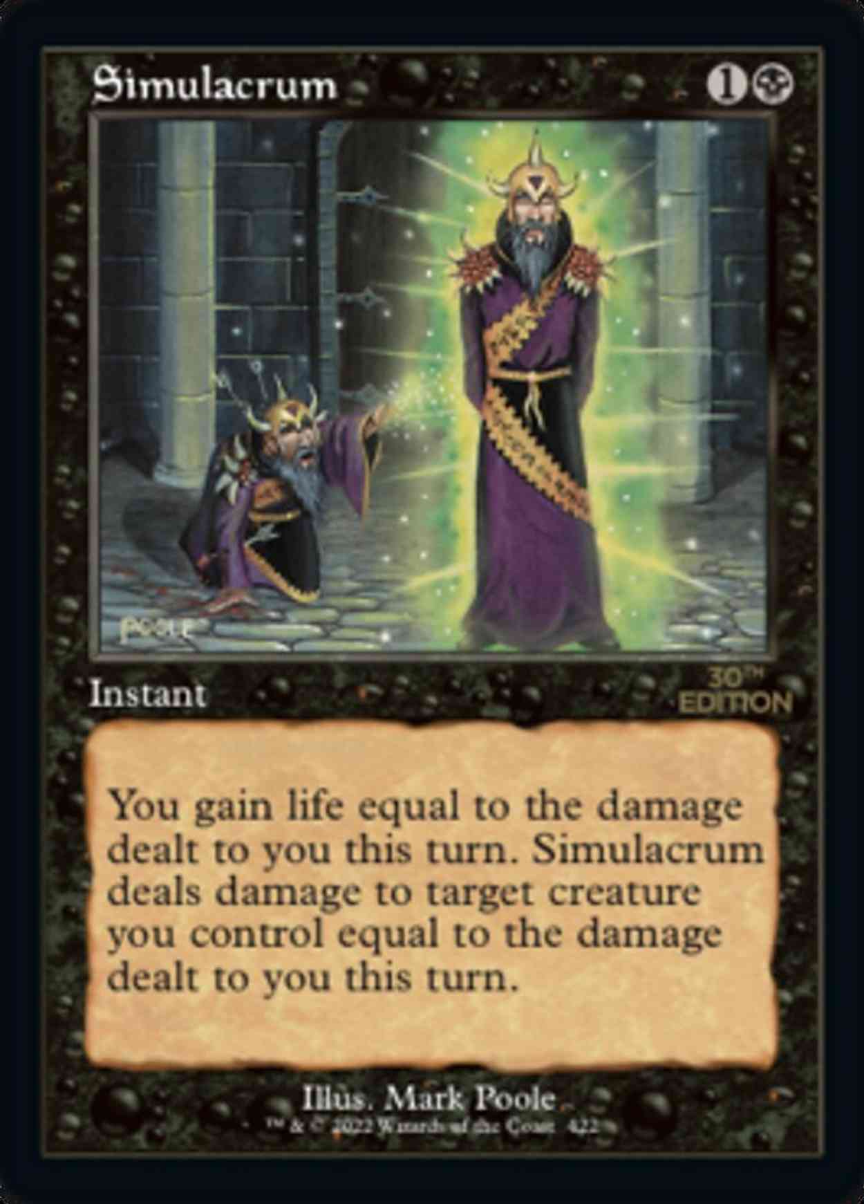 Simulacrum (Retro Frame) magic card front