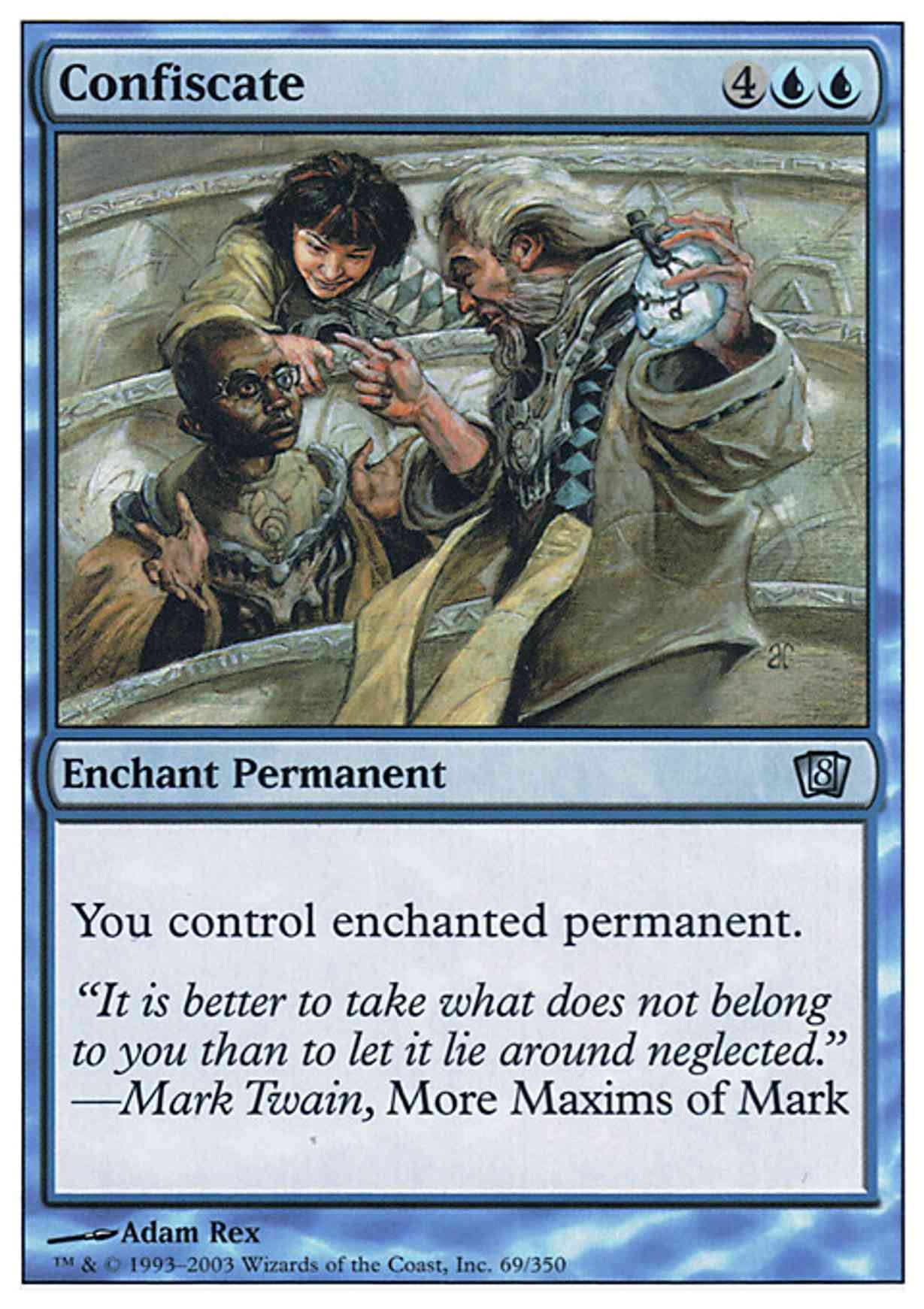 Confiscate magic card front