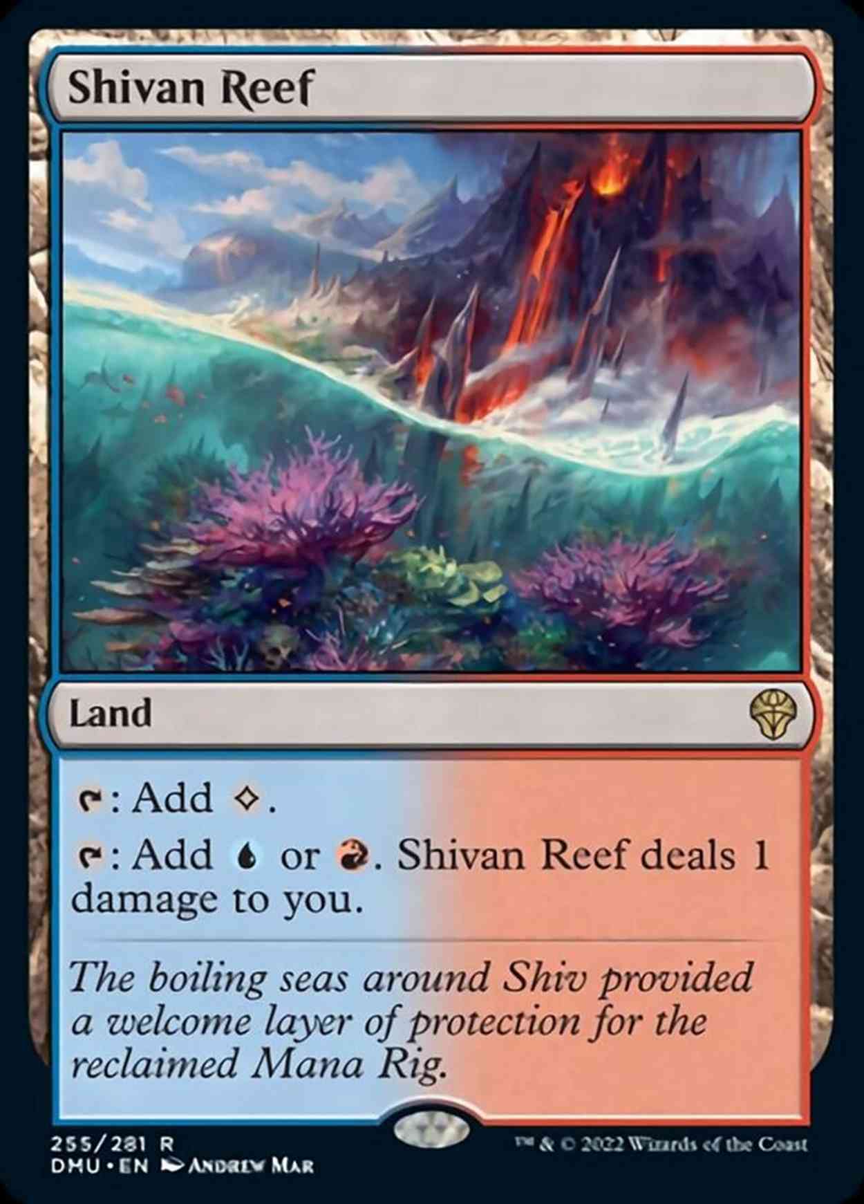 Shivan Reef magic card front