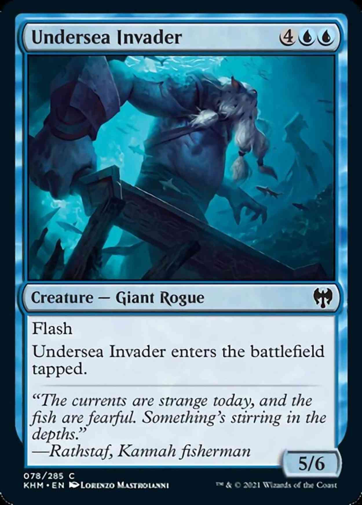 Undersea Invader magic card front