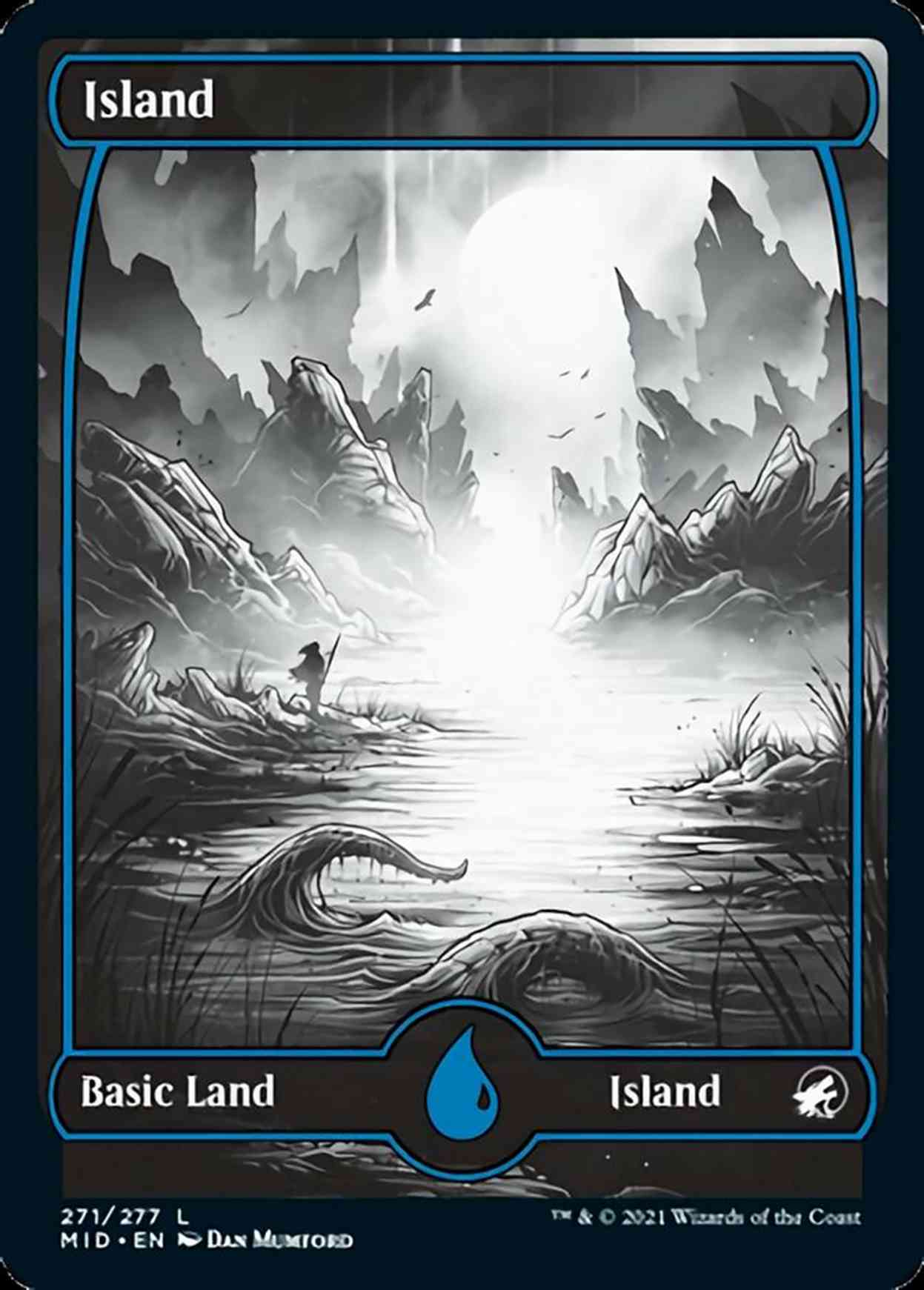 Island (271) magic card front