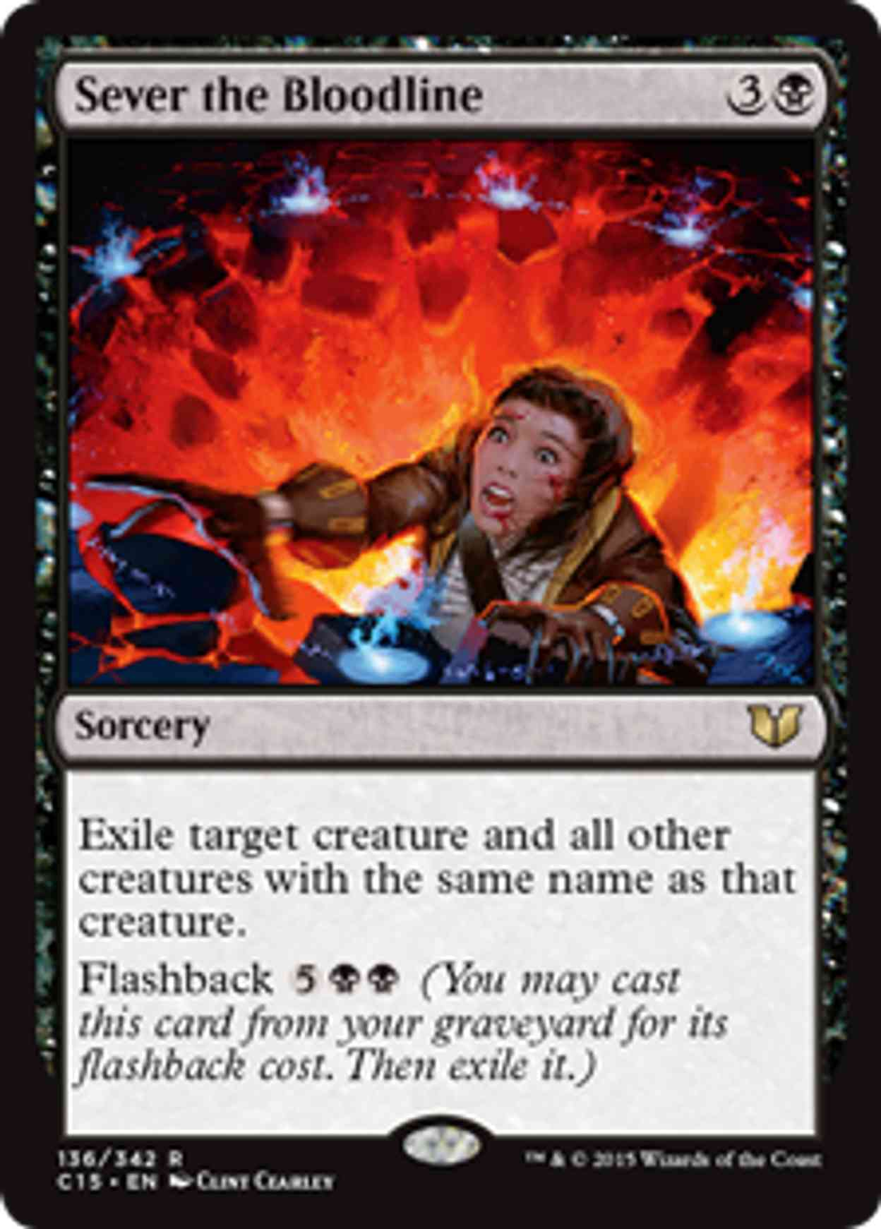 Sever the Bloodline magic card front