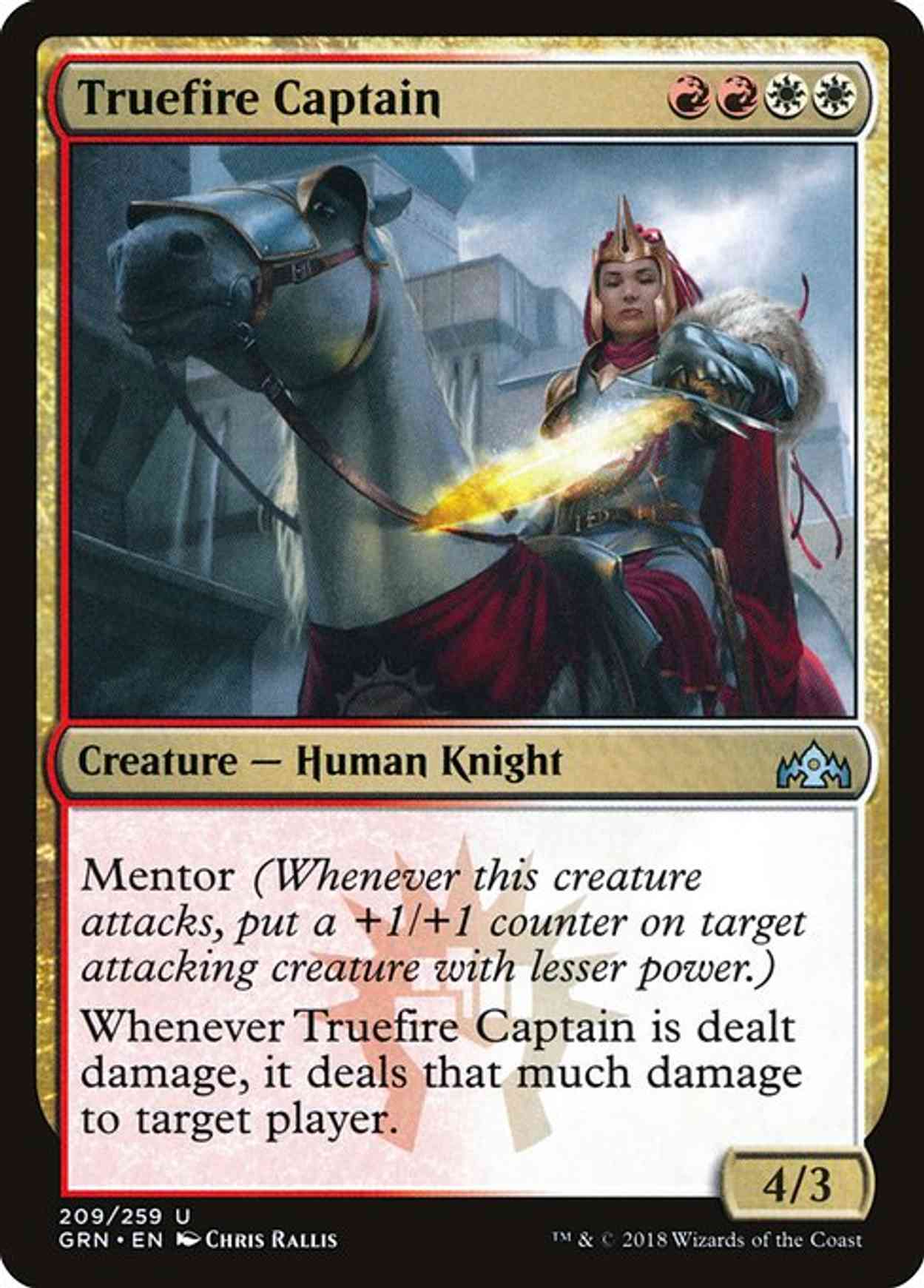 Truefire Captain magic card front