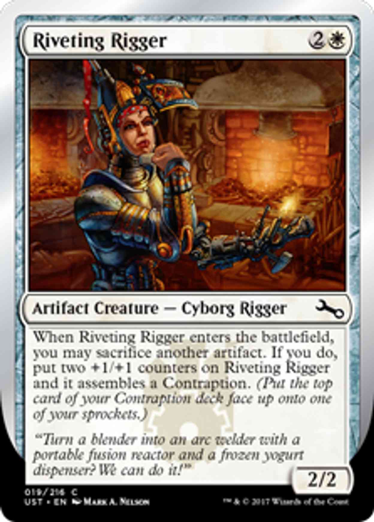 Riveting Rigger magic card front