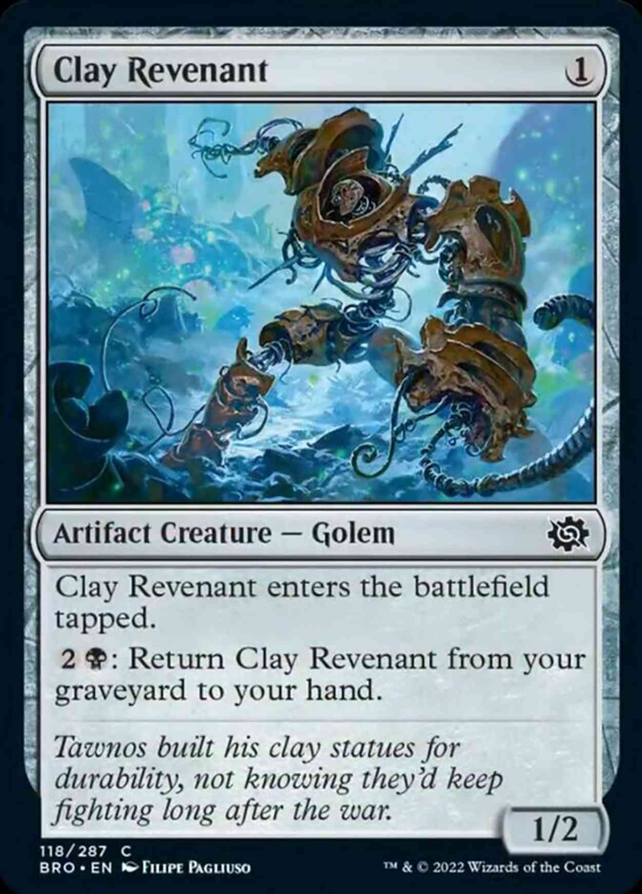 Clay Revenant magic card front