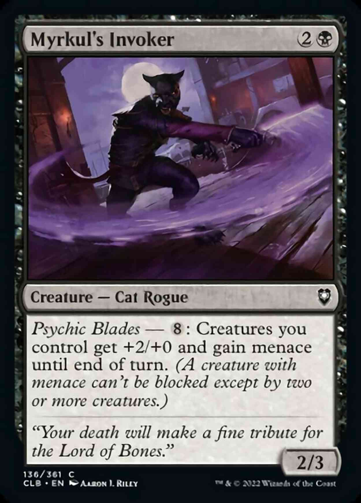 Myrkul's Invoker magic card front