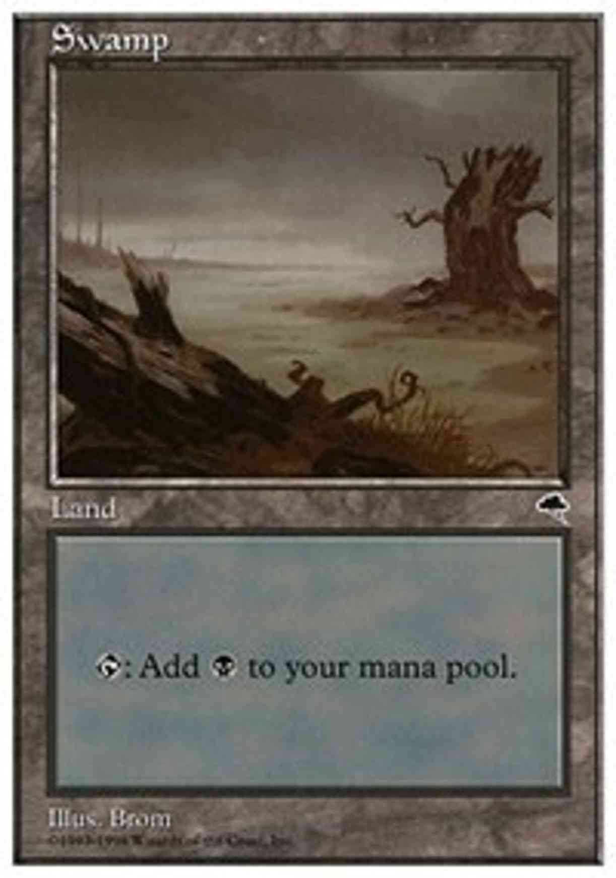 Swamp (Tempest) magic card front
